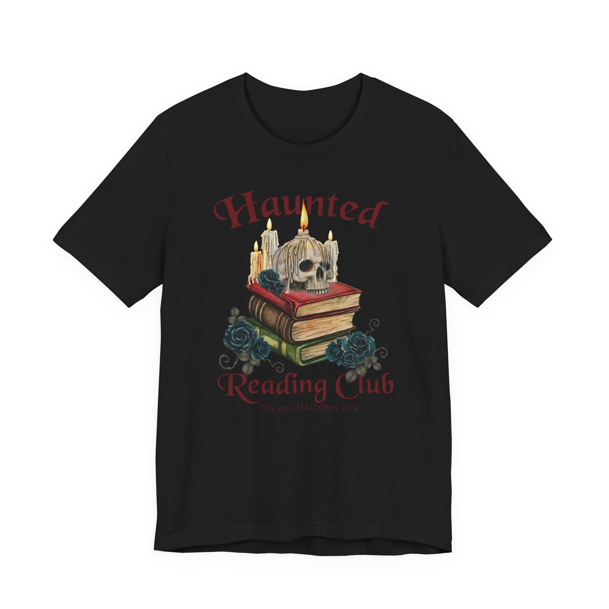 Haunted Reading Club Shirt- Gothic Book Lover Tee