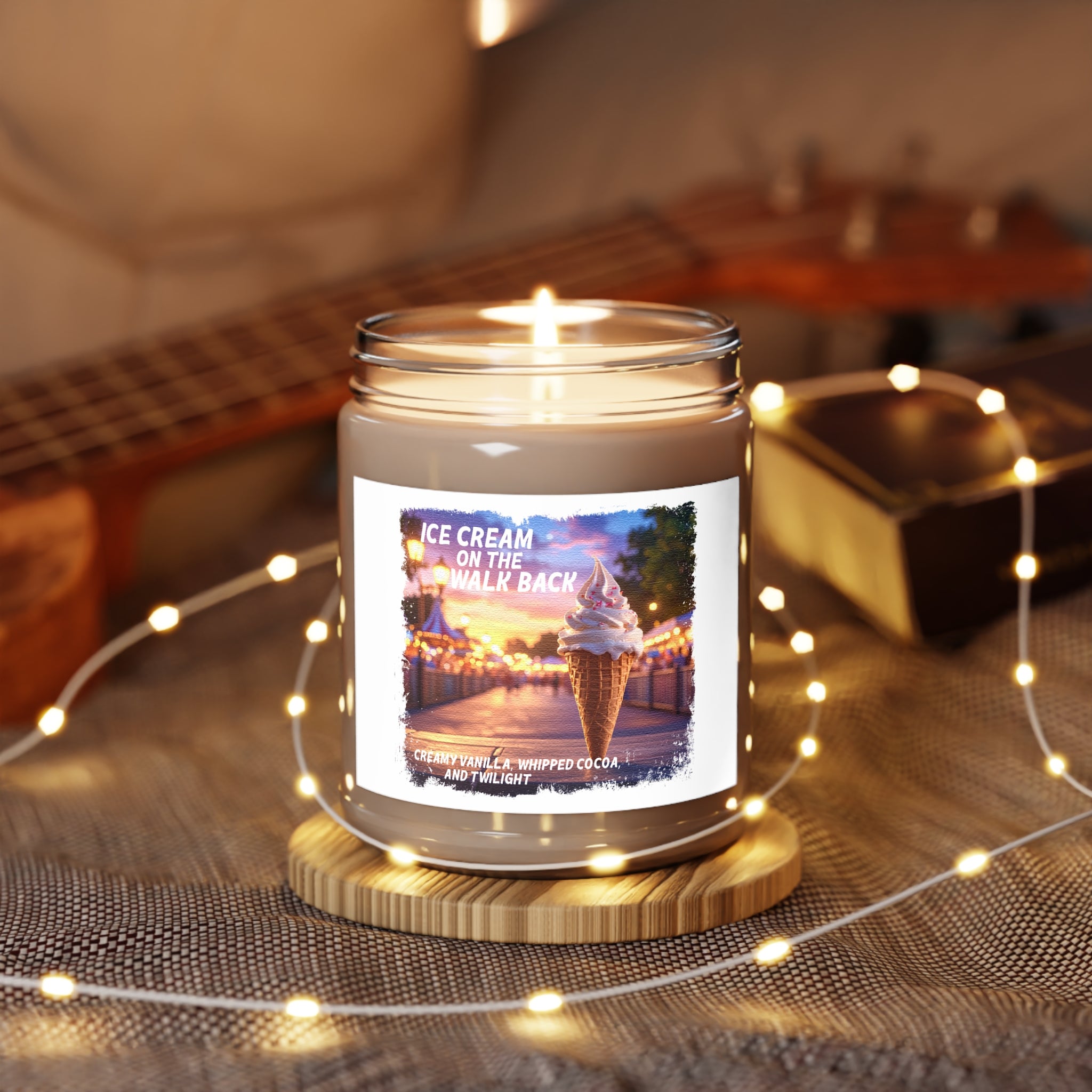 Ice Cream on the Walk Back Candle- Theme Park Dessert Scent
