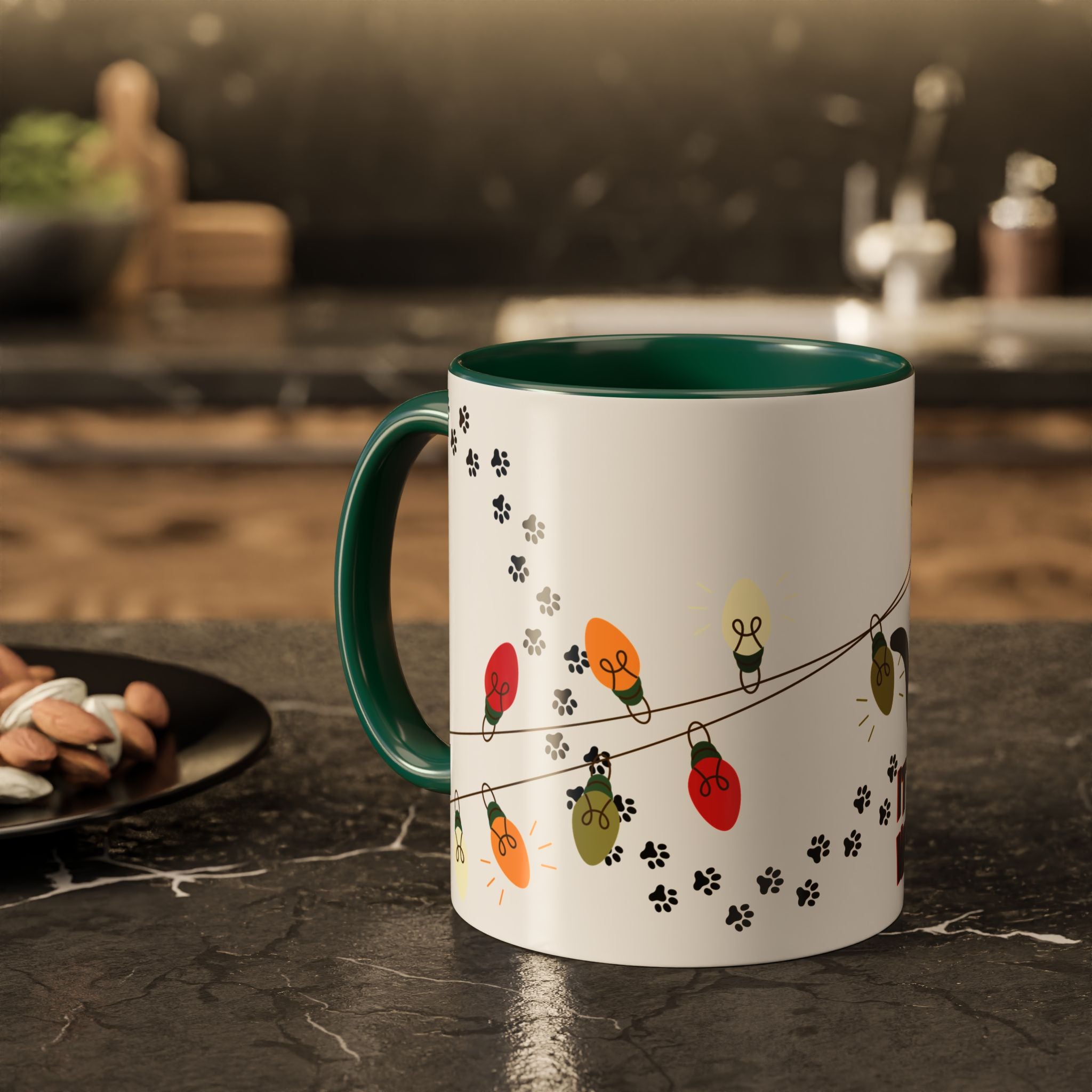 It Was Like This When I Got Here Cat Christmas Mug- 11oz Funny Black Cat Coffee Mug