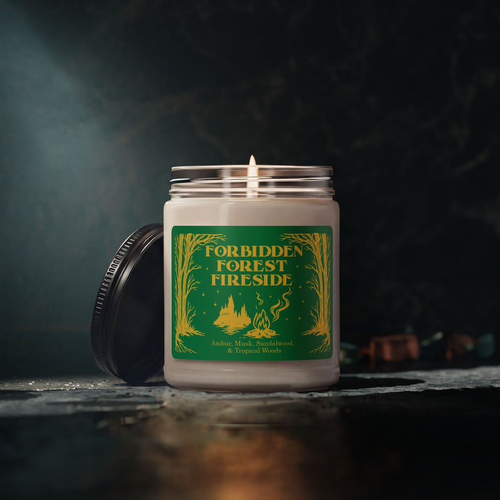 Forbidden Forest Fireside- Amber, Musk, & Sandalwood Soy Candle