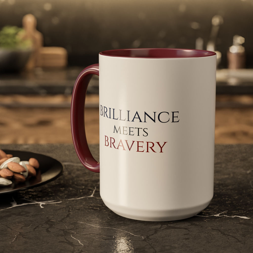 House Divided Rivalry Mug- Lion + Raven Wizardcore Couple Mug (15oz)