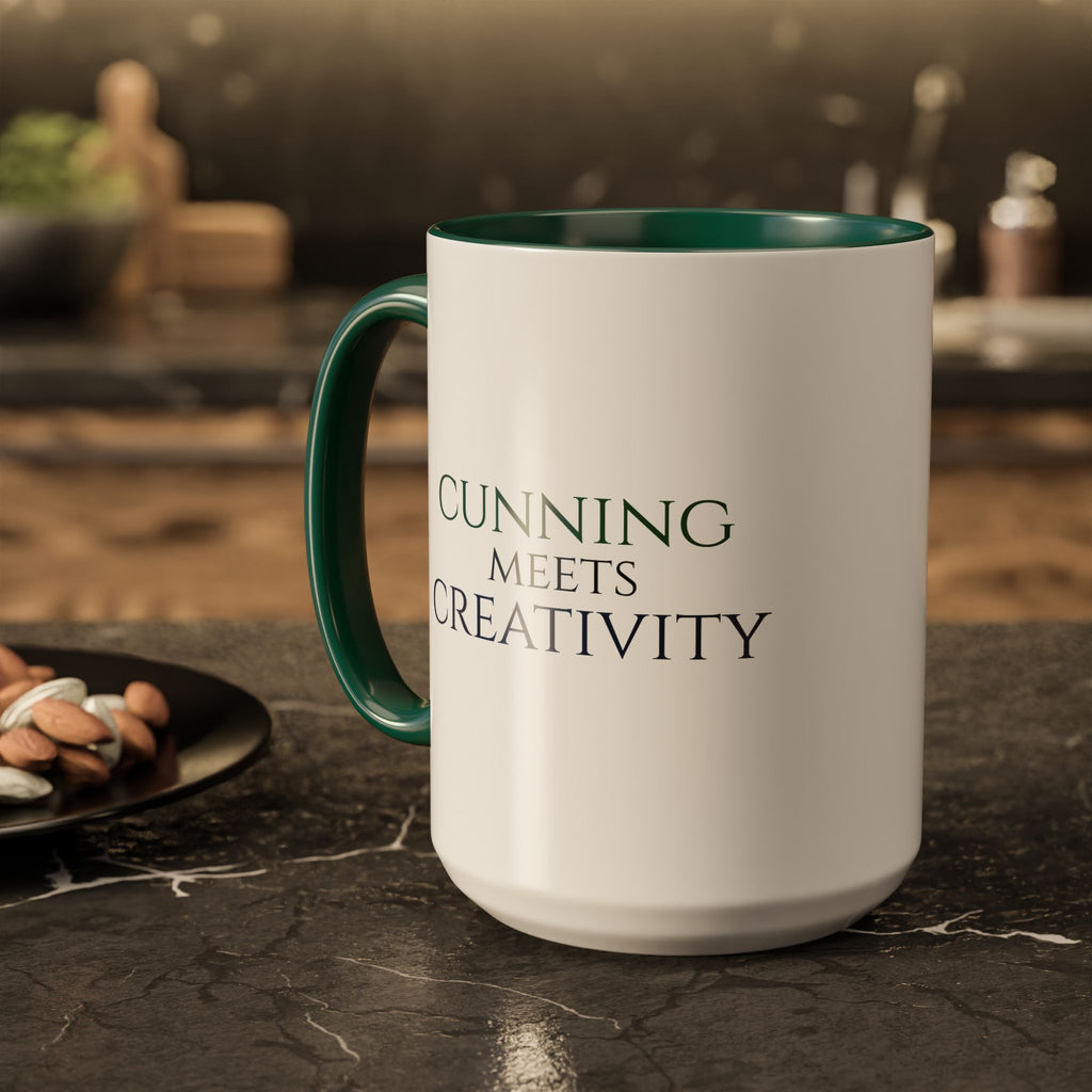Slytherin Ravenclaw Mug | House Divided Cup | Wizarding Couple Gift