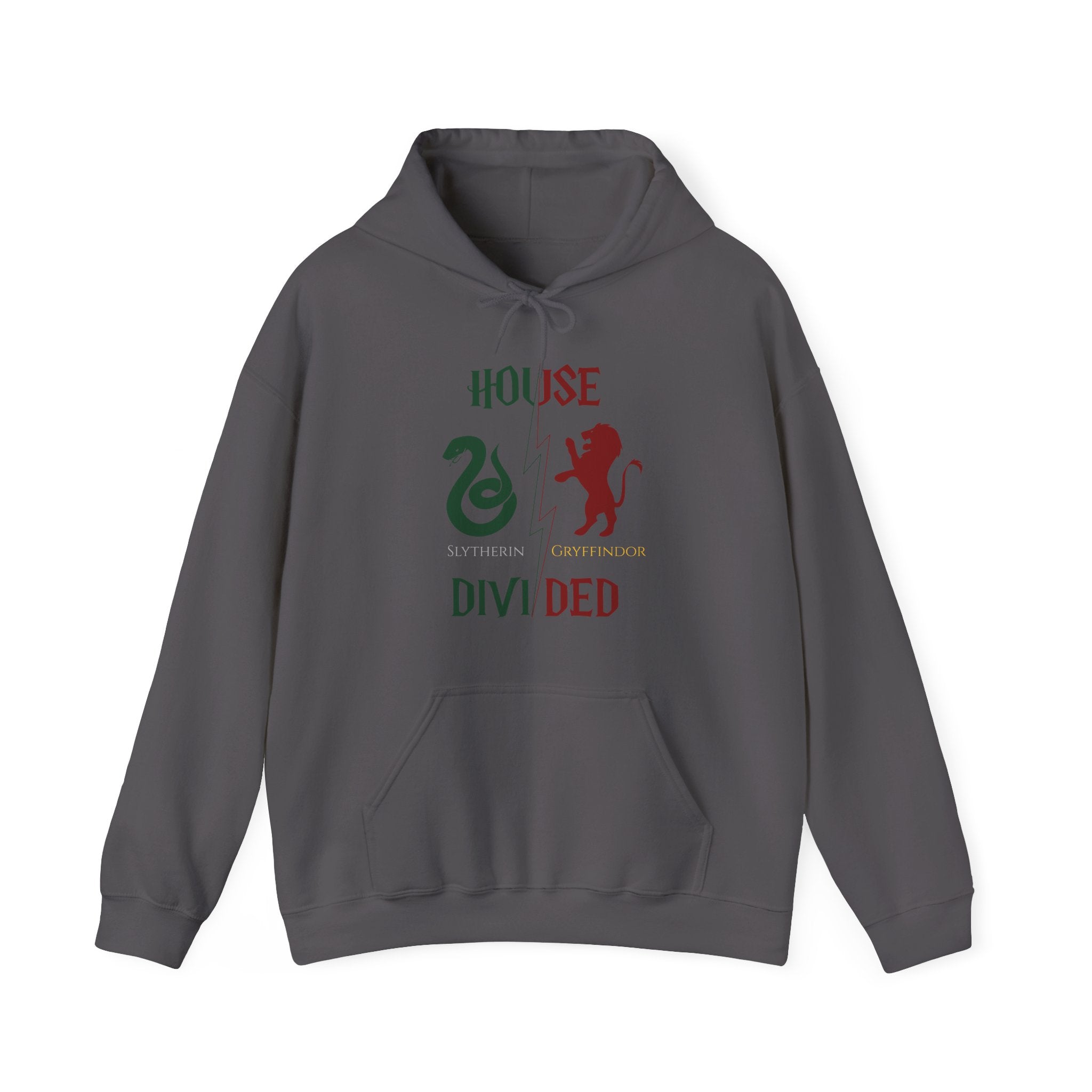House Divided Hoodie – Gryffindor x Slytherin | Magical Rivalry Sweatshirt