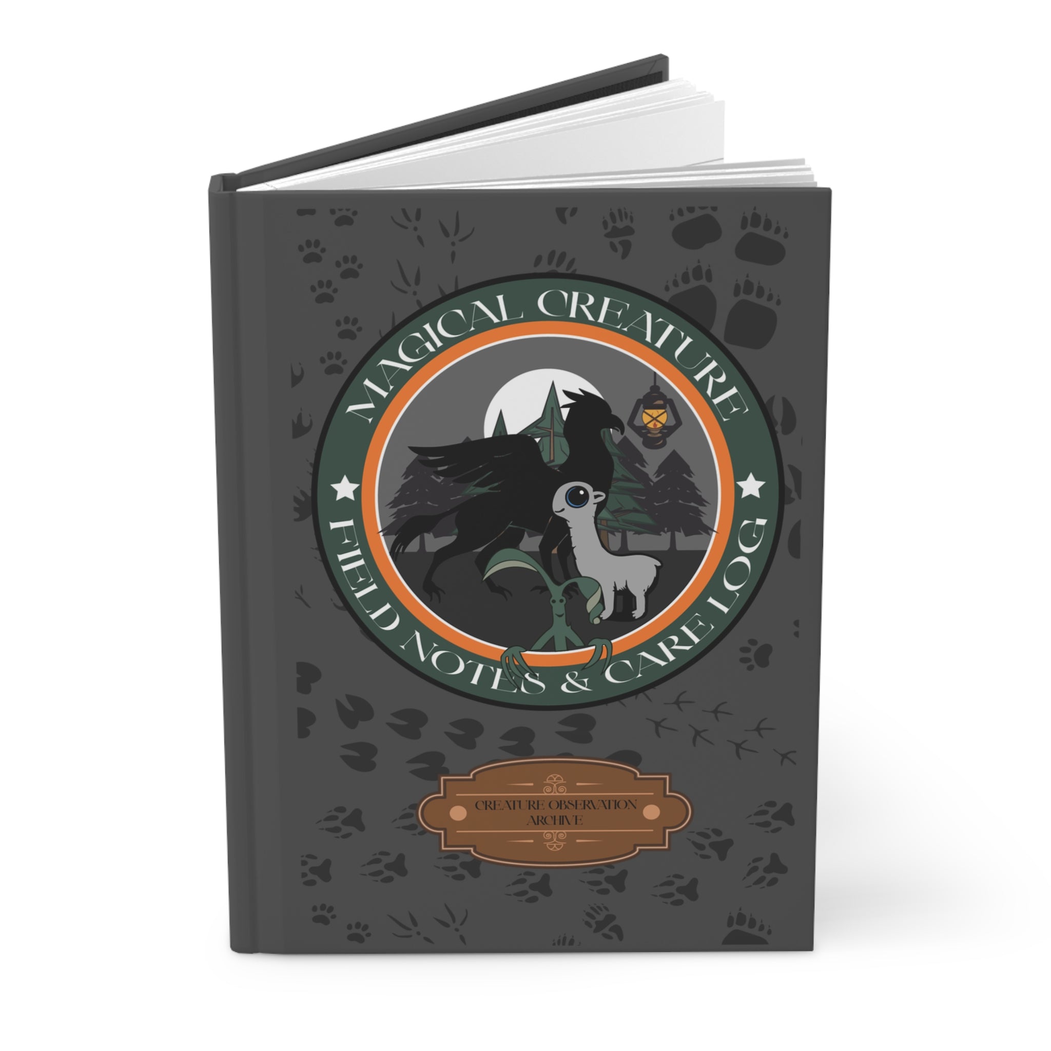 Magical Creature Field Notes Journal- Wizarding World Inspired Notebook- Fantasy Creature Observation Archive