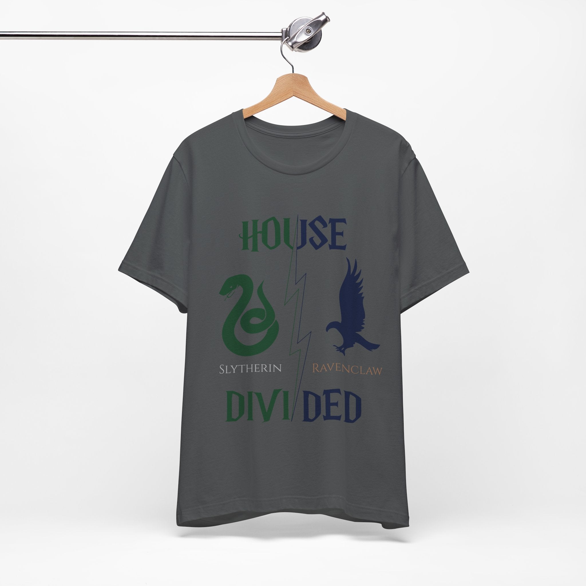Slytherin Ravenclaw Shirt | House Divided Tee | Wizarding Couple Gift