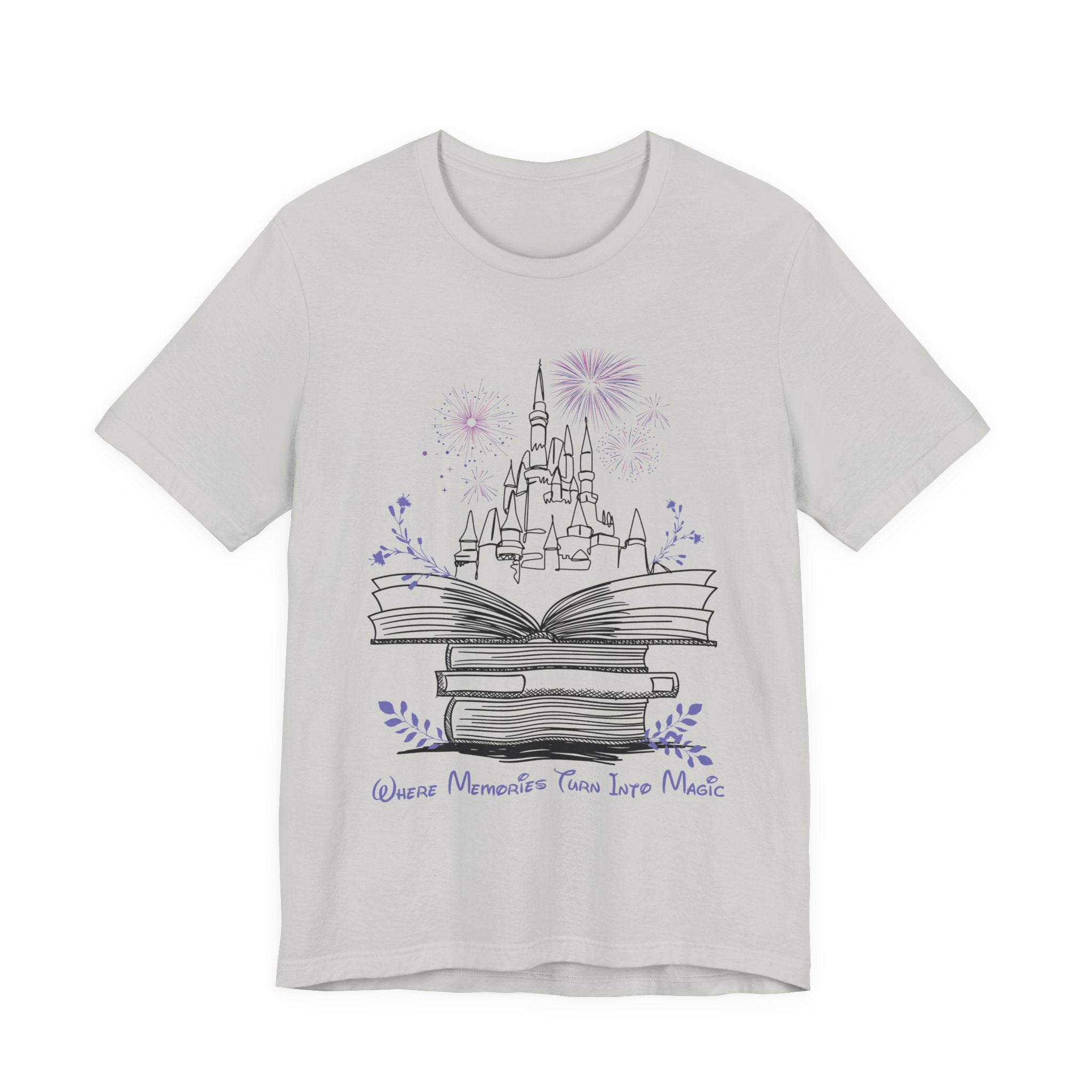 Where Memories Turn Into Magic Tee- Magical Vacation Castle Fireworks Shirt