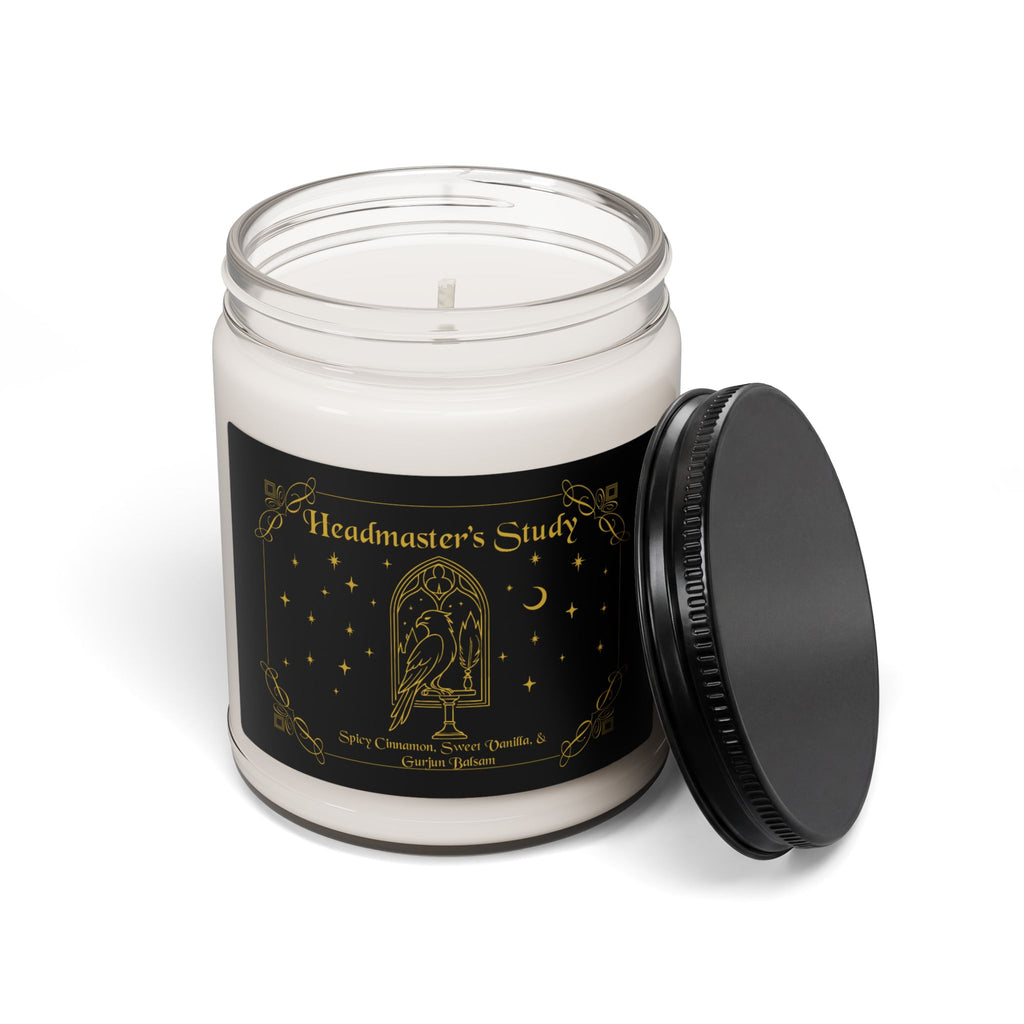 Headmaster's Study- Cinnamon Vanilla Balsam Soy Candle, Magical Library Scent
