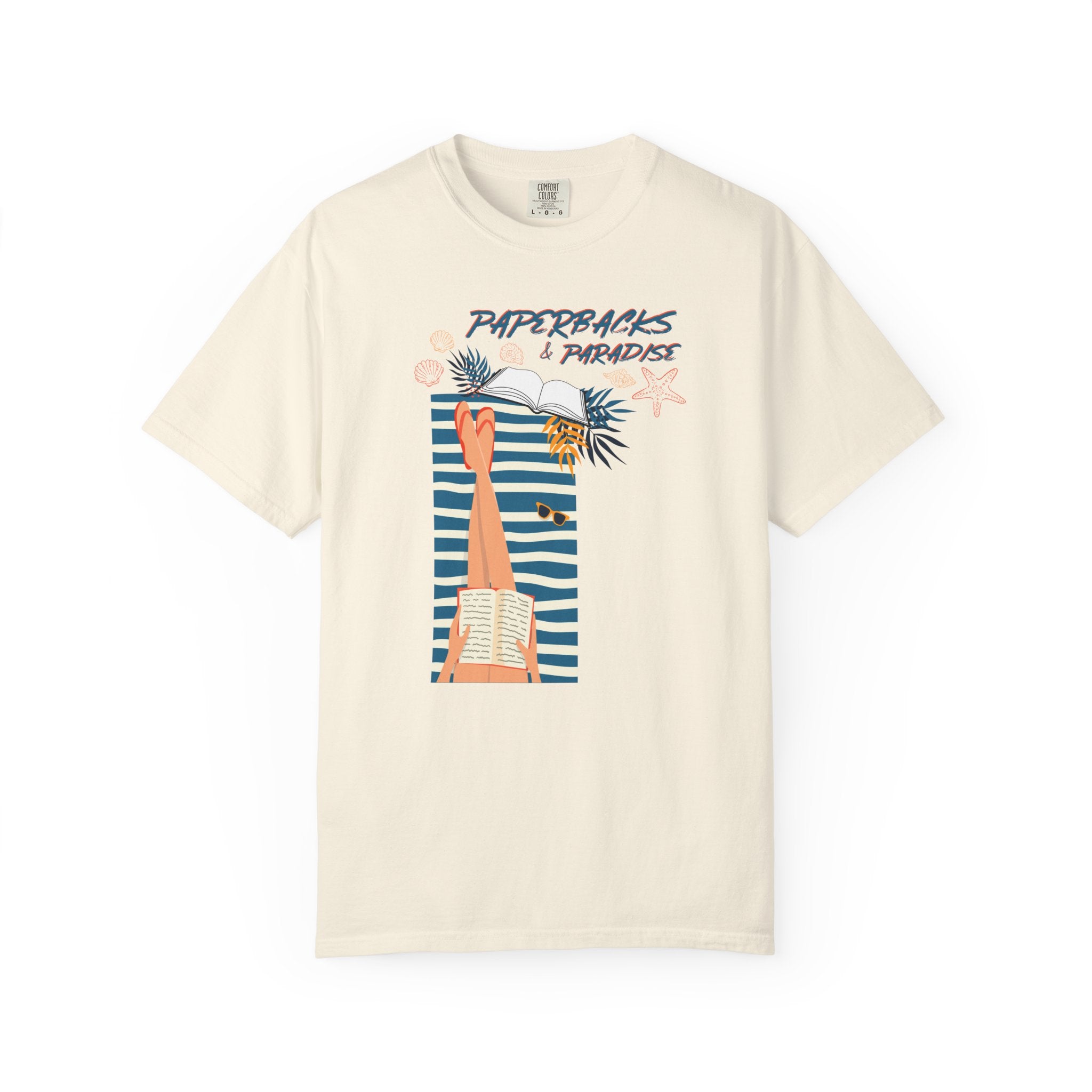 Paperbacks and Paradise Shirt- Beach Reading & Book Lover Vacation Shirt
