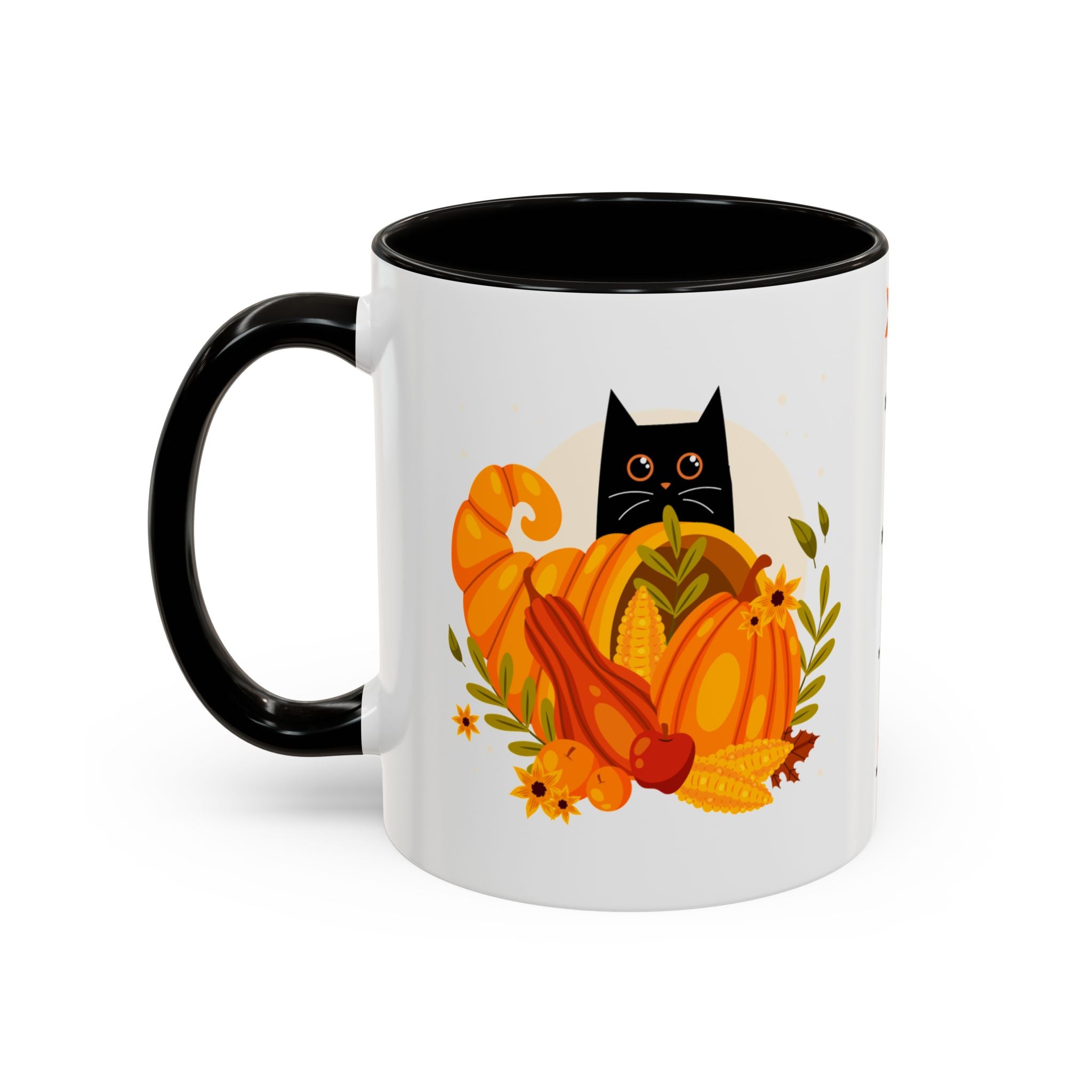 Emotionally Unstable Seasonally Festive 11oz Mug- Cute Black Cat Fall Coffee Mug