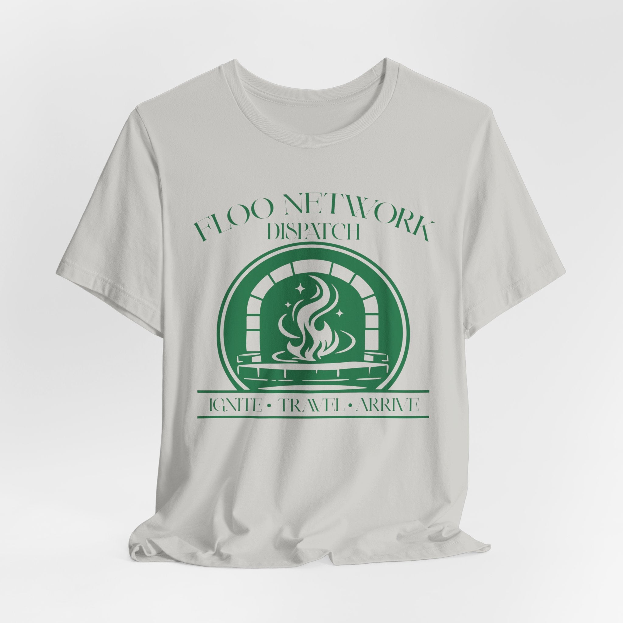 Floo Network Dispatch Shirt- Wizard Fireplace Travel Tee