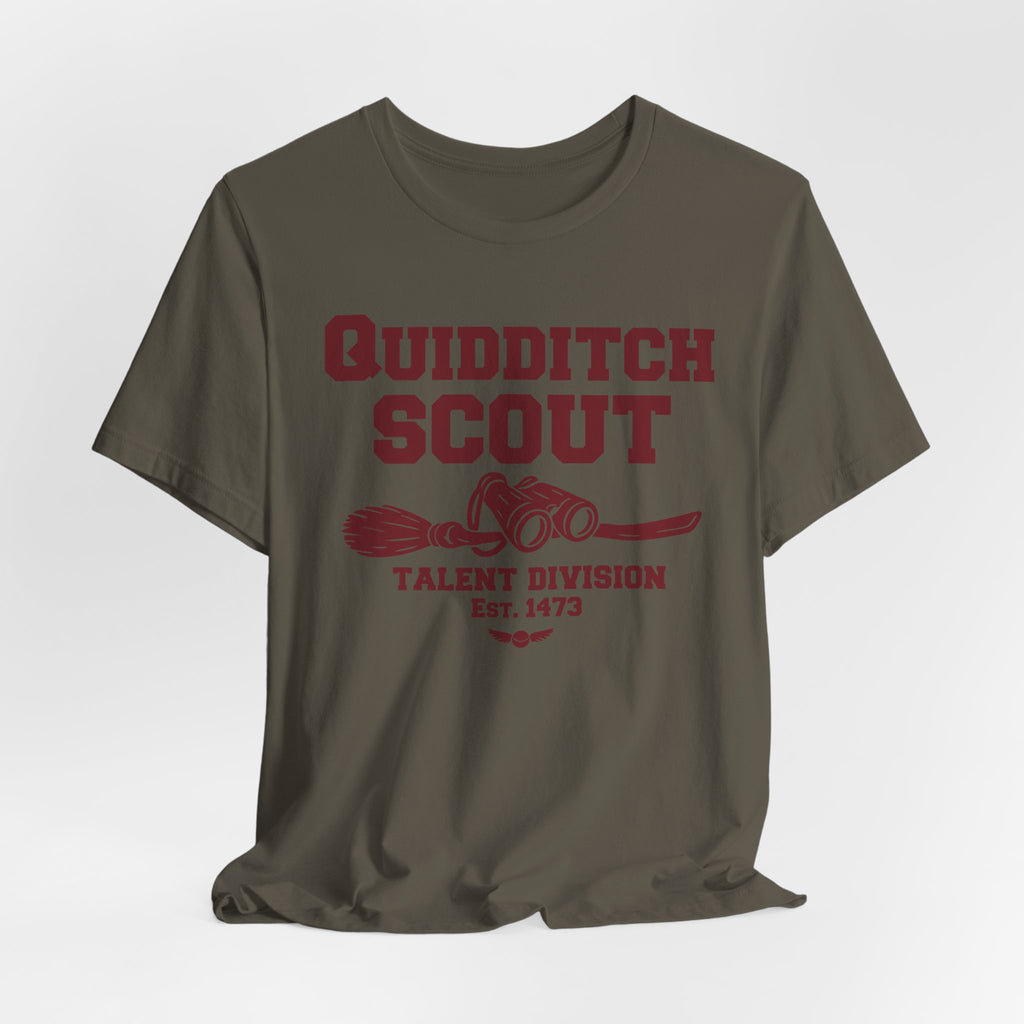 Wizard League Scout Shirt- Magical Broom Sport Talent Scout Tee
