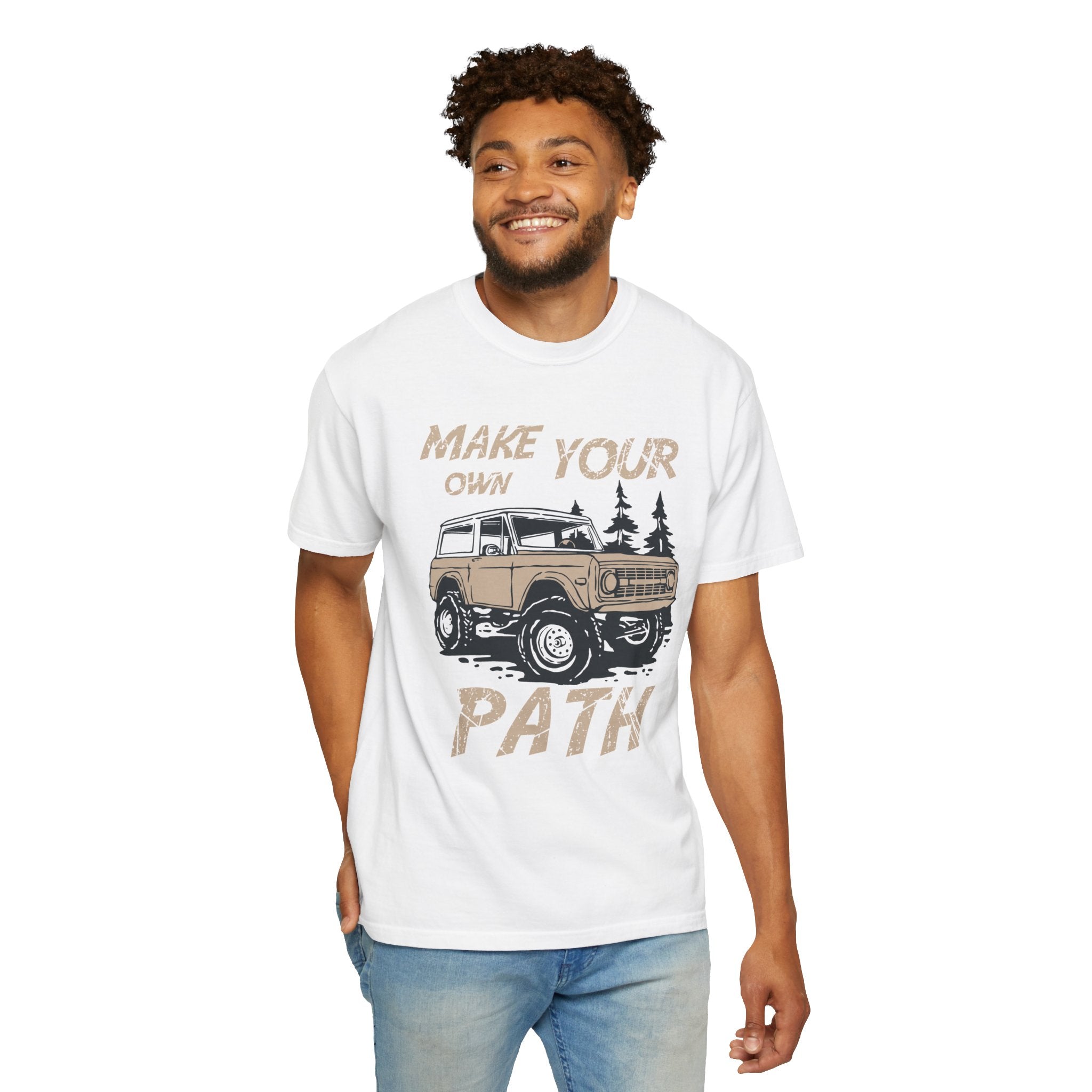 Make Your Own Path Shirt | Vintage Bronco Adventure Tee | Off-Road Explorer Gift