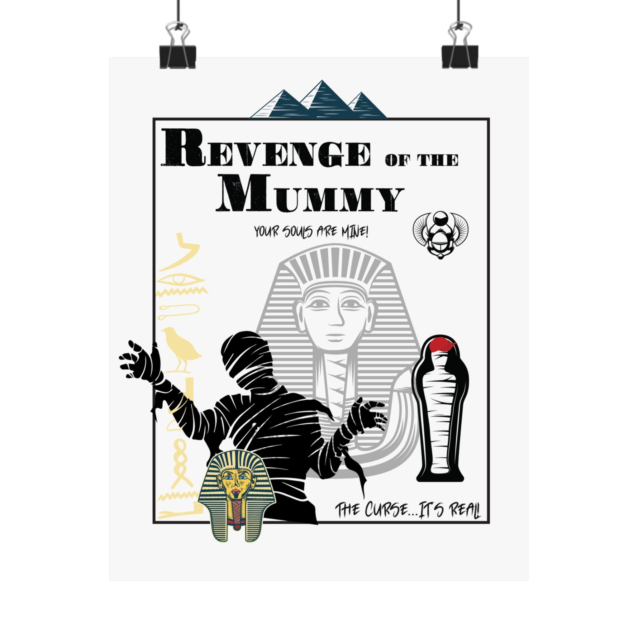 Revenge of the Mummy Poster – Universal Ride-Inspired Egyptian Wall Art