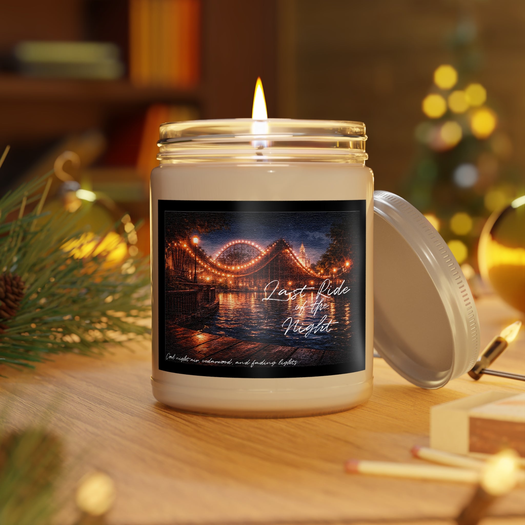 Last Ride of the Night Candle- Theme Park Night Soy Candle