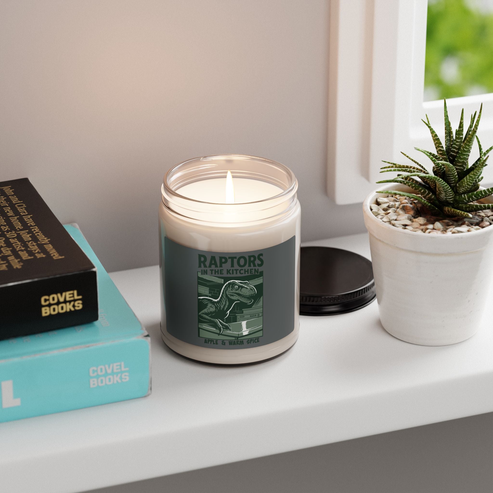 Raptors in the Kitchen Candle- Apple + Warm Spices Soy Candle