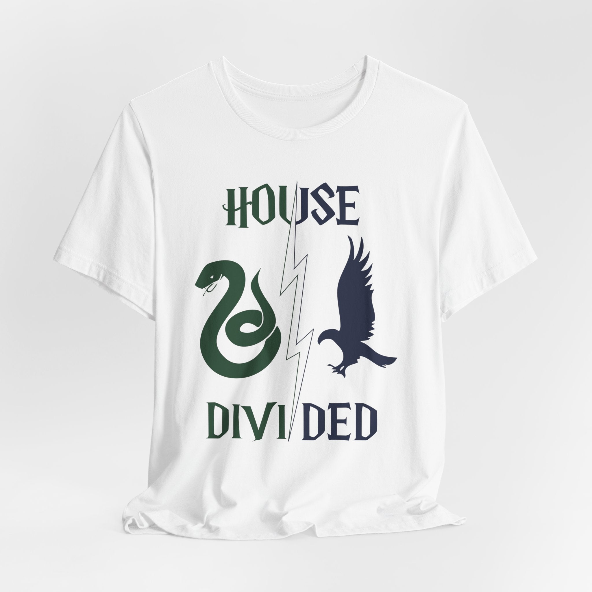 House Divided Rivalry Shirt- Serpent + Raven Wizardcore Couple Tee