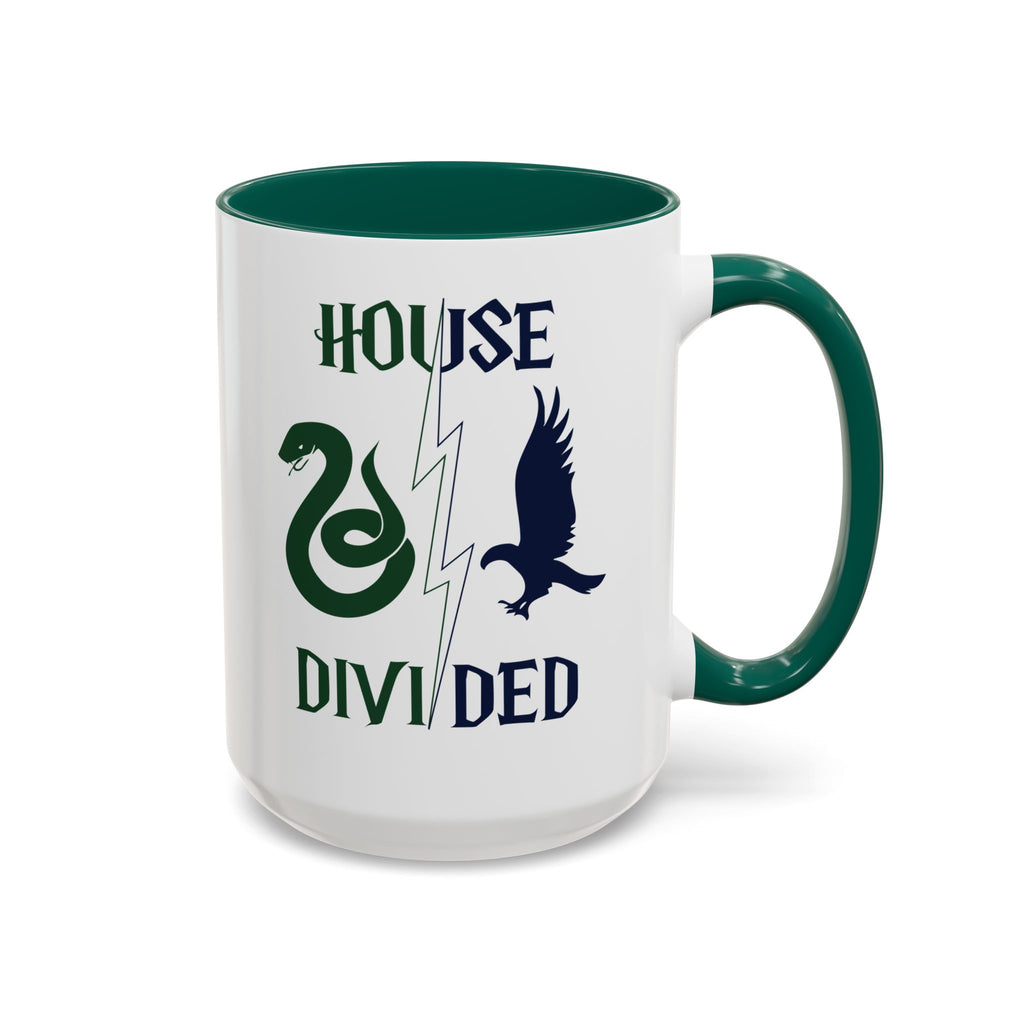 House Divided Rivalry Mug- Serpent + Raven Wizardcore Couple Mug (15oz)