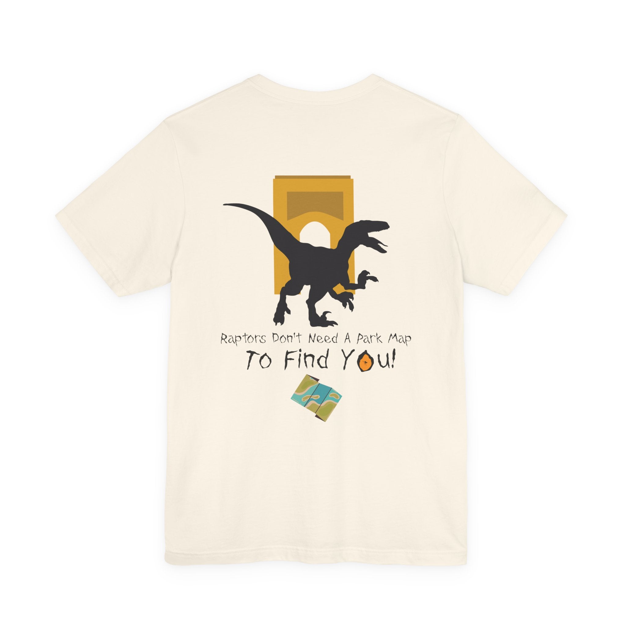 Jurassic Park Raptor Shirt | Double-Sided Theme Park Tee | Universal Orlando Inspired