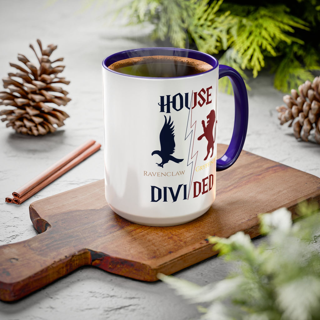 Ravenclaw Gryffindor Mug | House Divided Cup | Wizarding Couple Gift