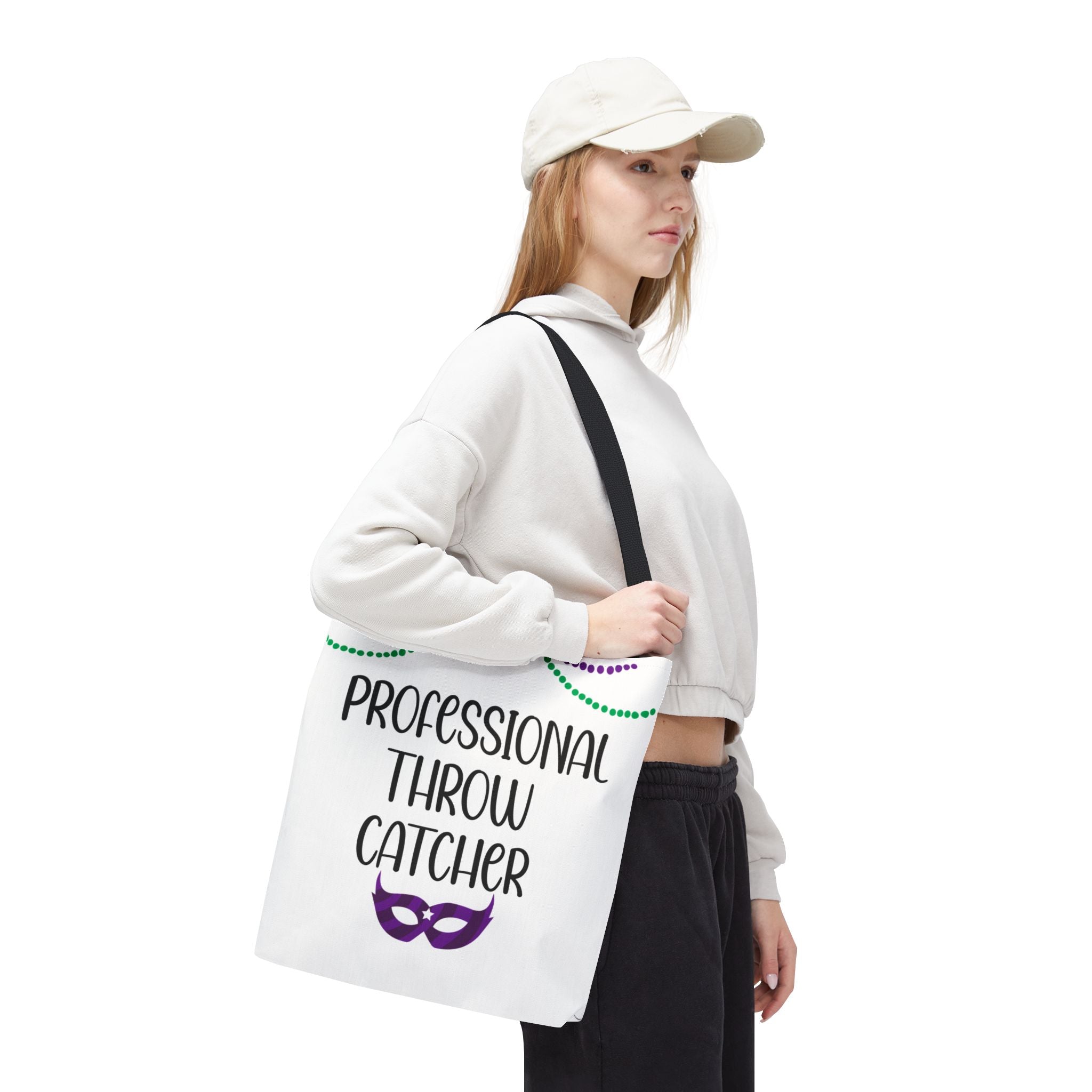 Professional Throw Catcher Mardi Gras Tote Bag
