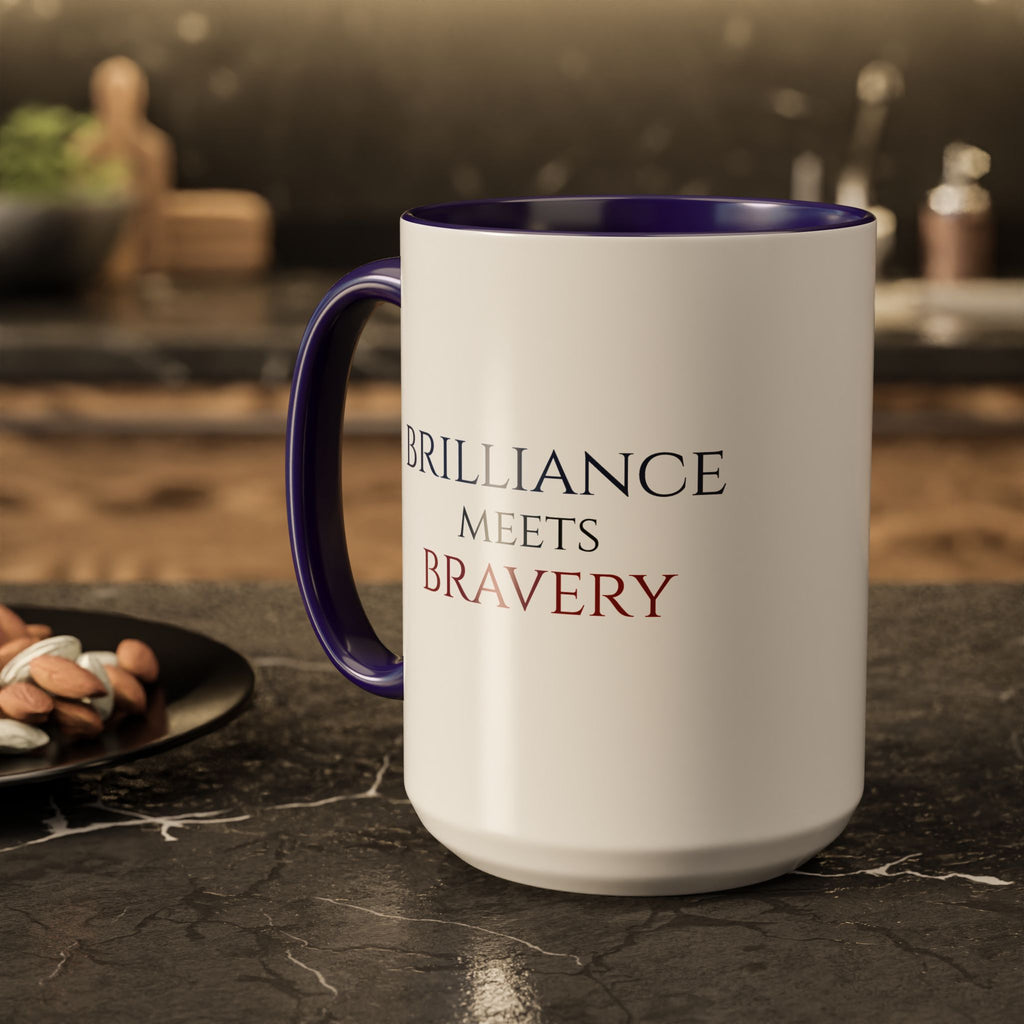 House Divided Rivalry Mug- Lion + Raven Wizardcore Couple Mug (15oz)