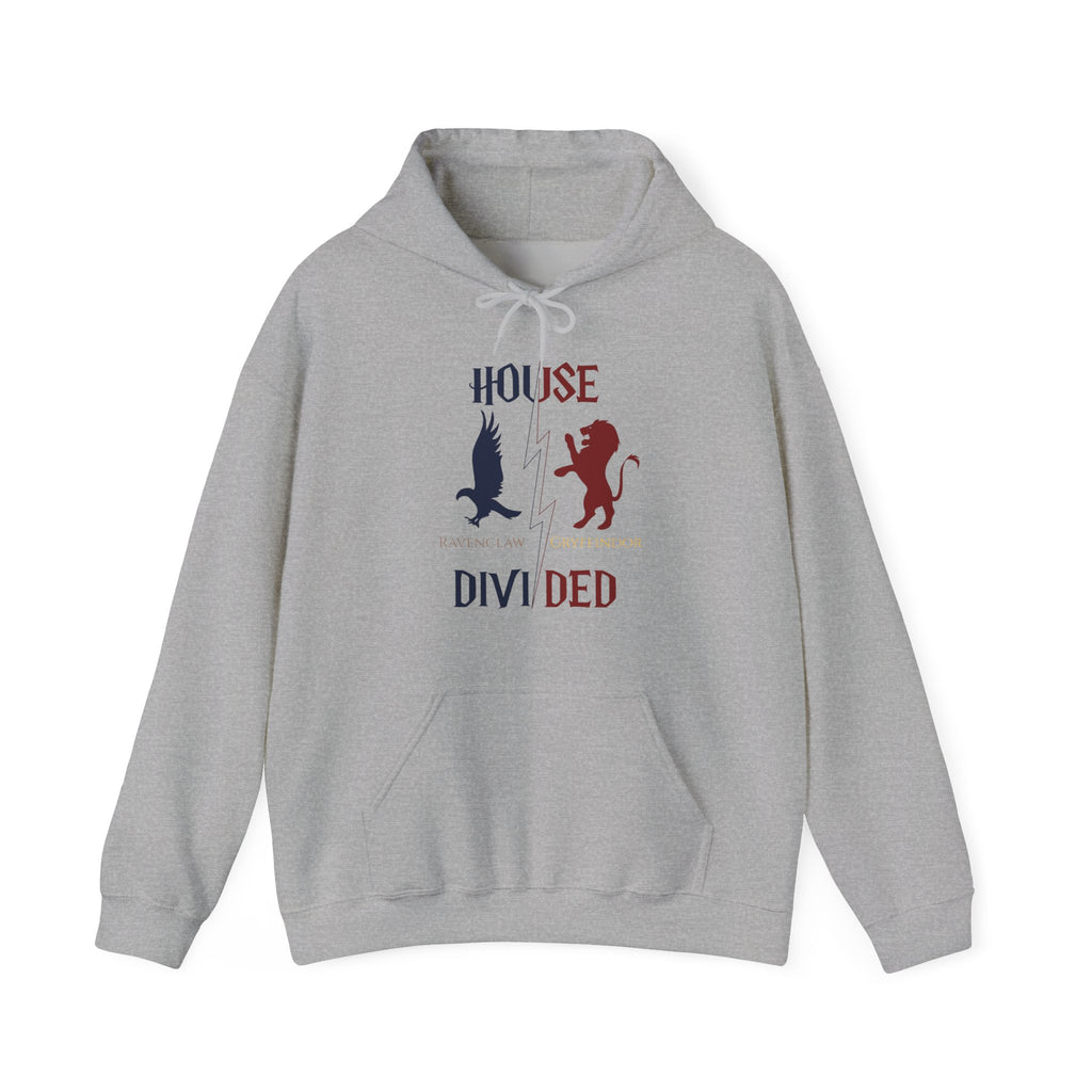 House Divided Hoodie – Ravenclaw x Gryffindor | Magical Rivalry Sweatshirt