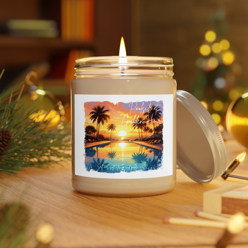 Poolside at Golden Hour Candle- Resort Sunset Scent