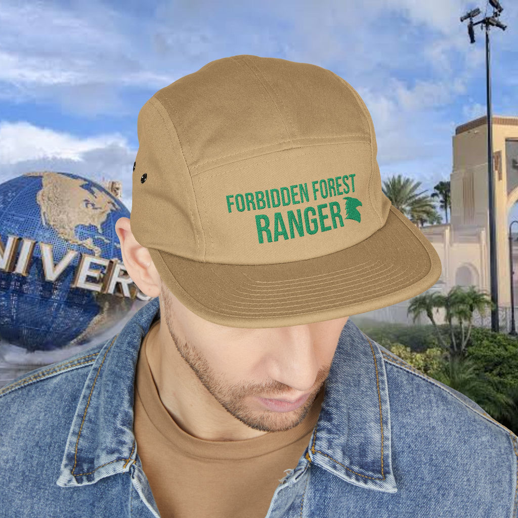 Forbidden Forest Ranger Hat- Embroidered 5 Panel Cap