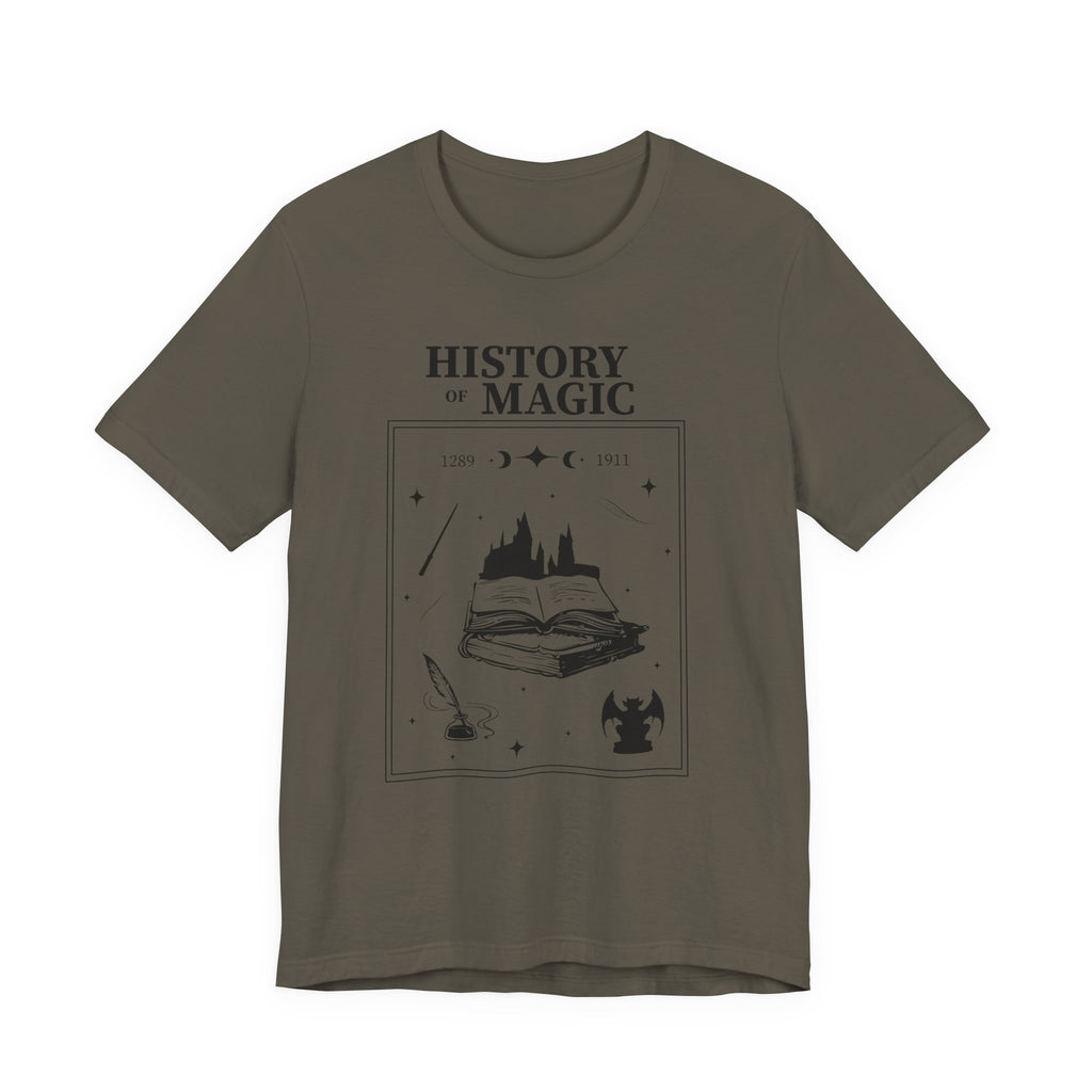 History of Magic Class Shirt- Wizard School History Tee