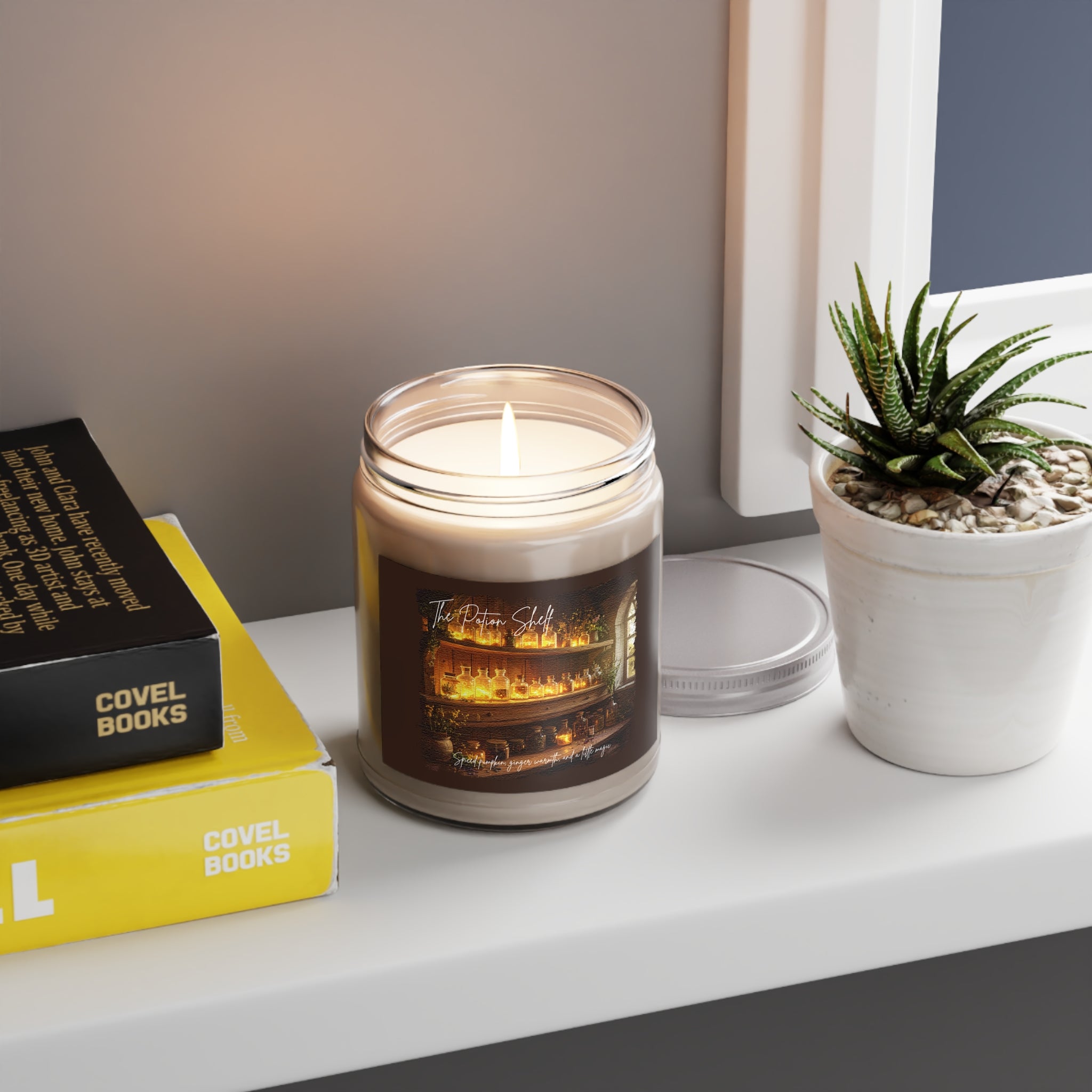 The Potion Shelf Candle- Magical Cozy Spice Scent