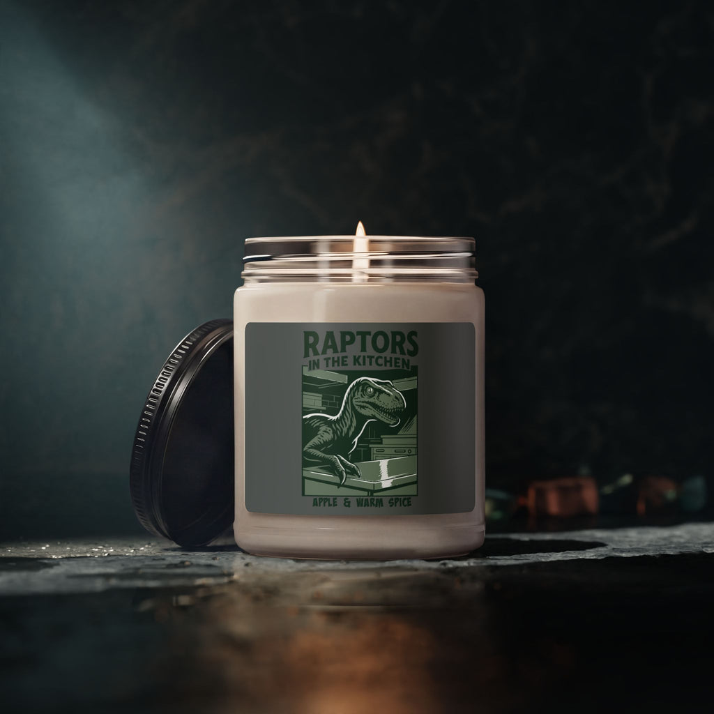 Raptors in the Kitchen Candle- Apple + Warm Spices Soy Candle
