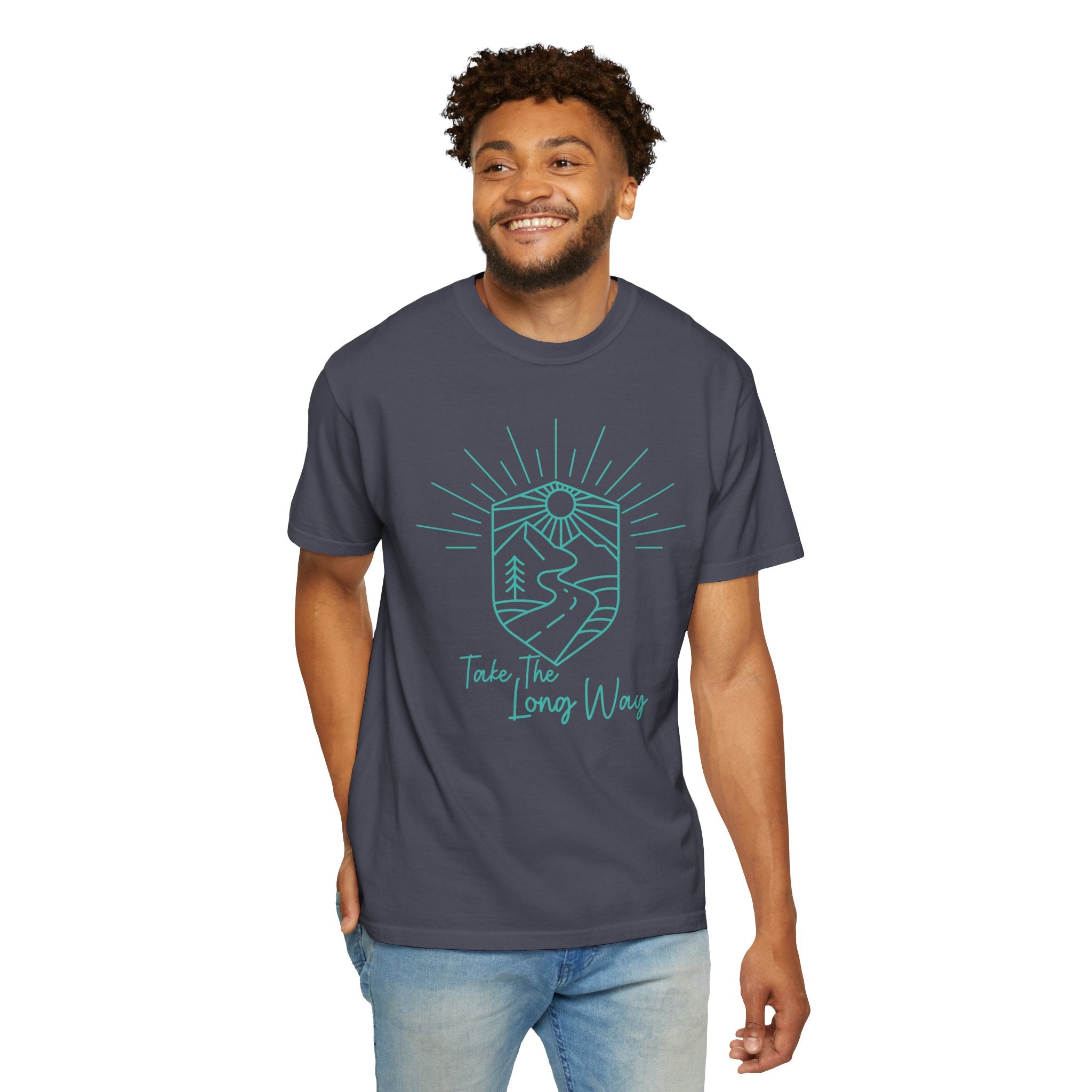 Take The Long Way Shirt- Scenic Route Road Trip Tee