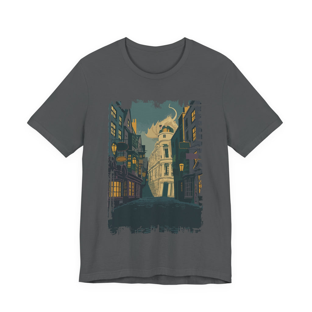 Wizard Alley Poster Shirt- Retro Magical Marketplace Tee