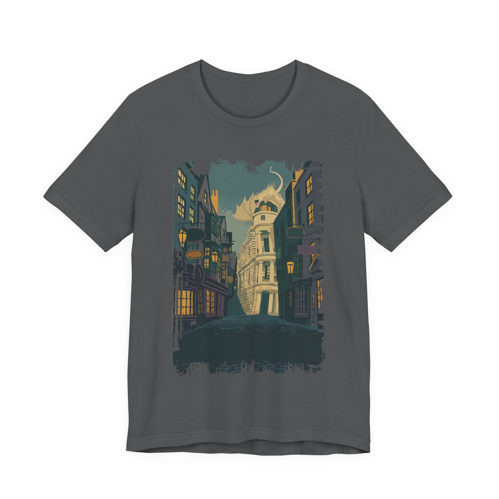 Wizard Alley Poster Shirt- Retro Magical Marketplace Tee