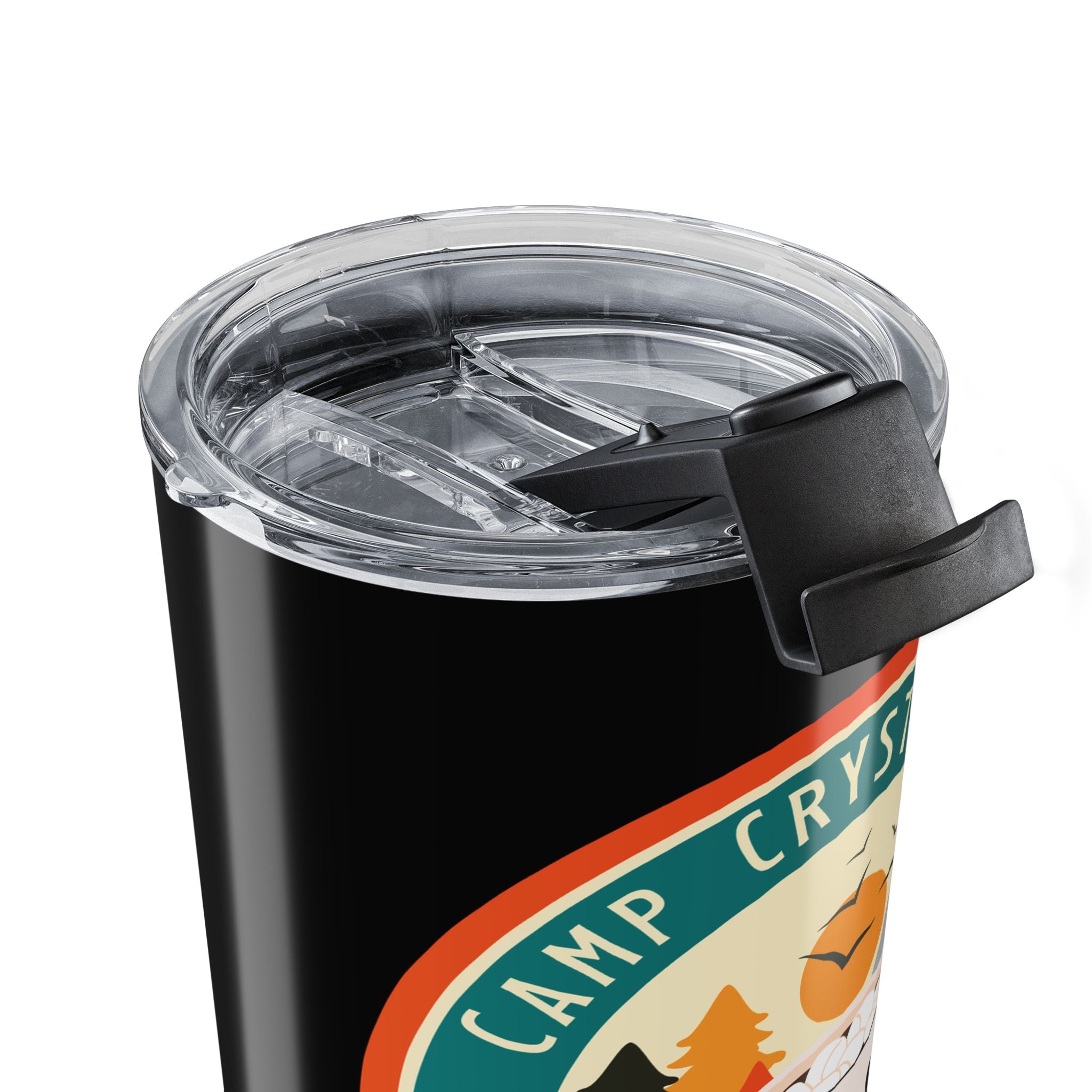 Camp Crystal Latte 20oz Tumbler- Horror Coffee Travel Mug