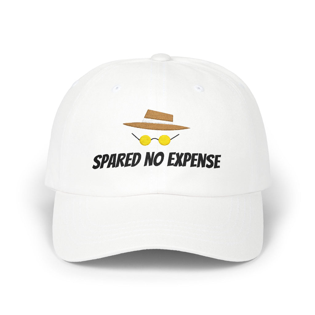 Spared No Expense Hat- Embroidered Jurassic Inspired Dad Cap, Theme Park Outfit Hat
