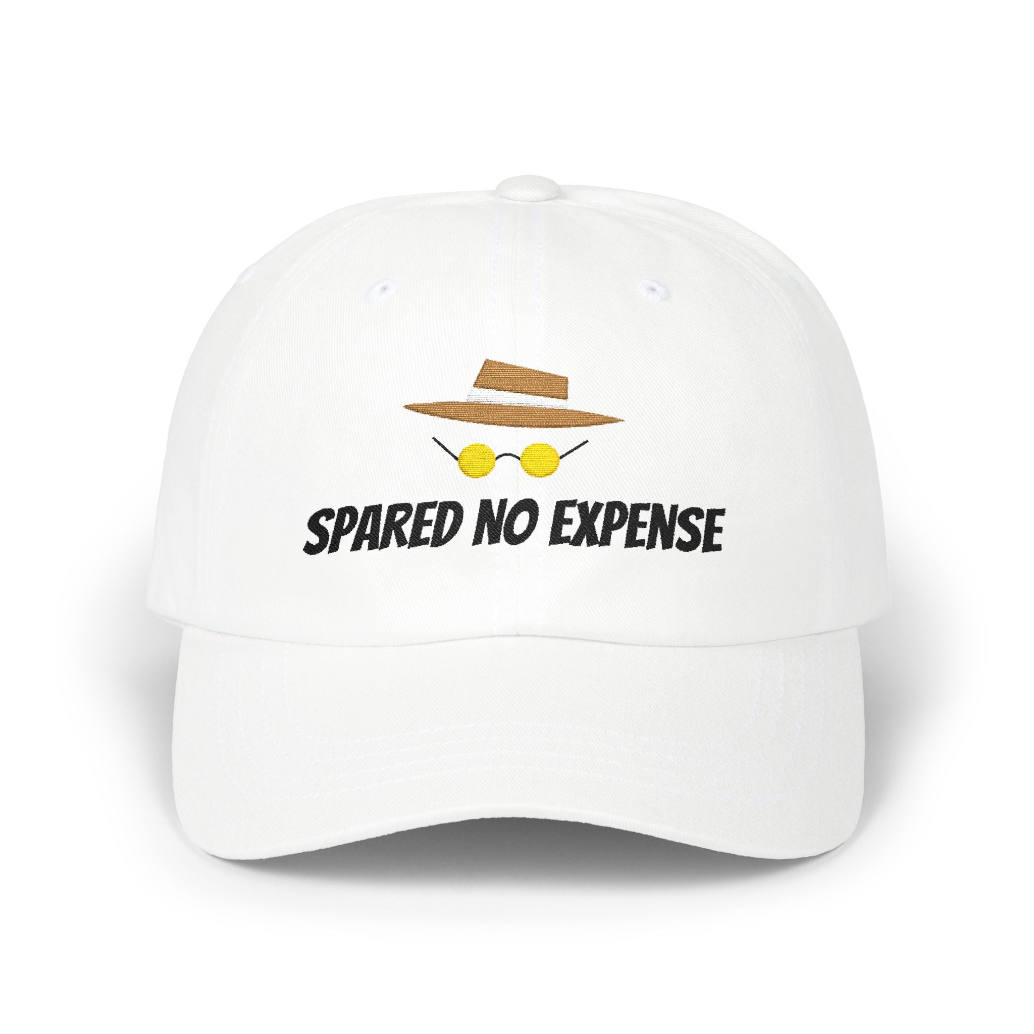 Spared No Expense Hat- Embroidered Jurassic Inspired Dad Cap, Theme Park Outfit Hat