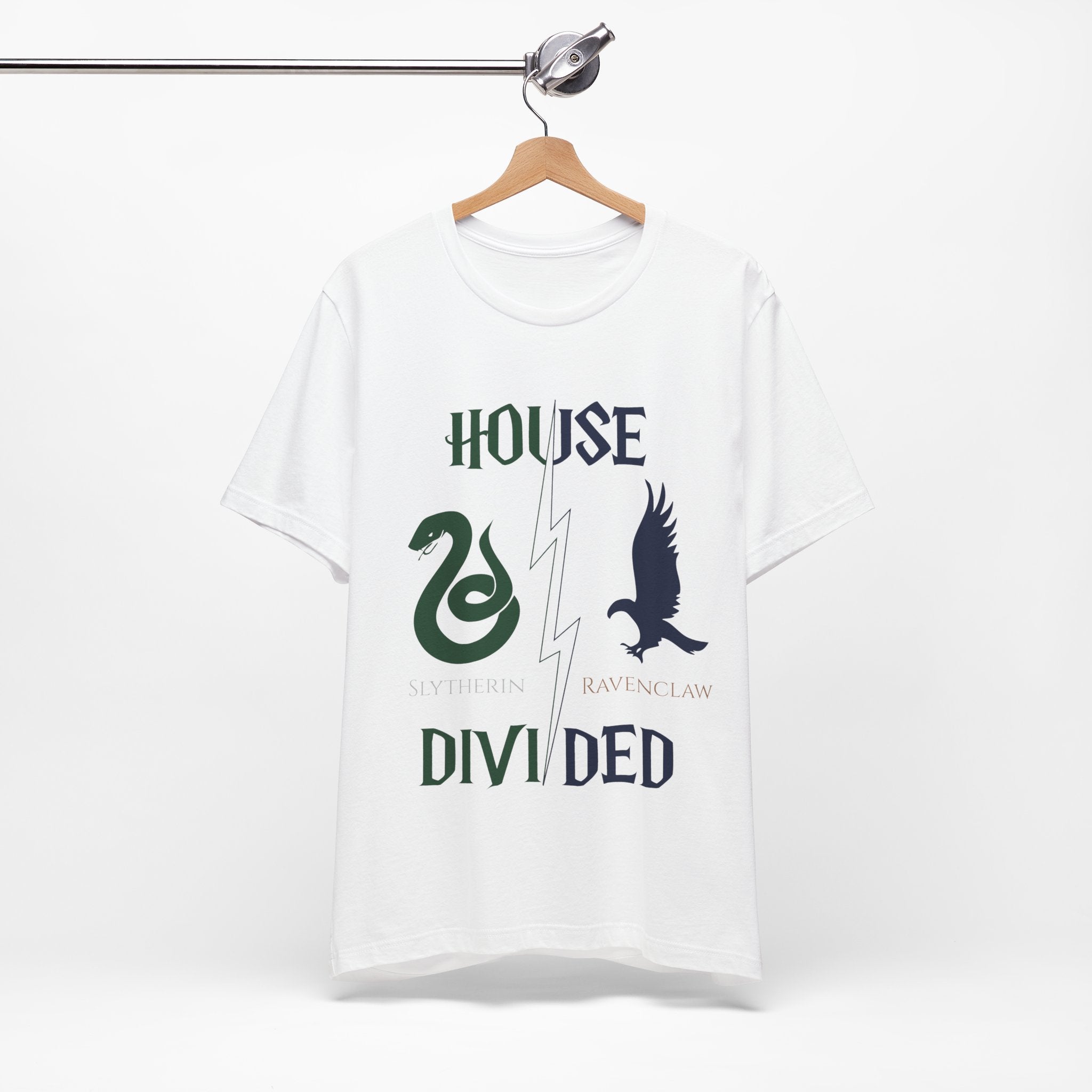 Slytherin Ravenclaw Shirt | House Divided Tee | Wizarding Couple Gift