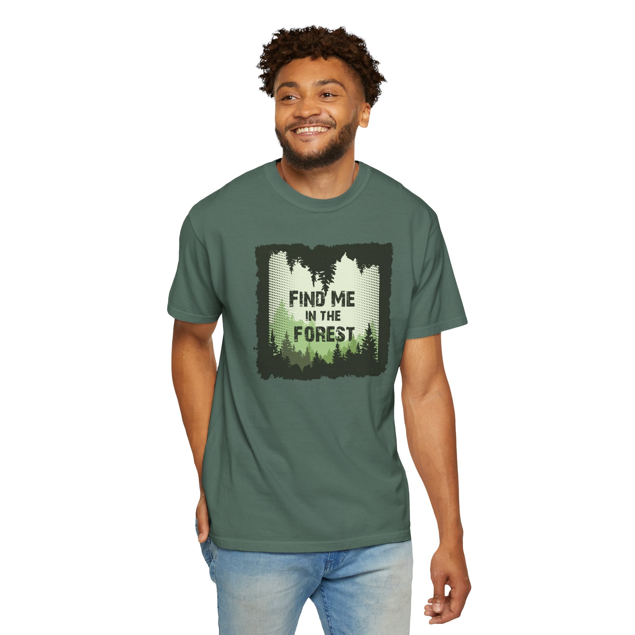 Find Me in the Forest Tee- Hiking Shirt, Outdoorsy Comfort Colors Tee