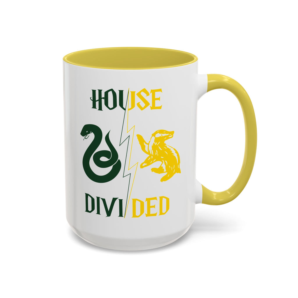 House Divided Rivalry Mug- Serpent + Badger Wizardcore Couple Mug (15oz)