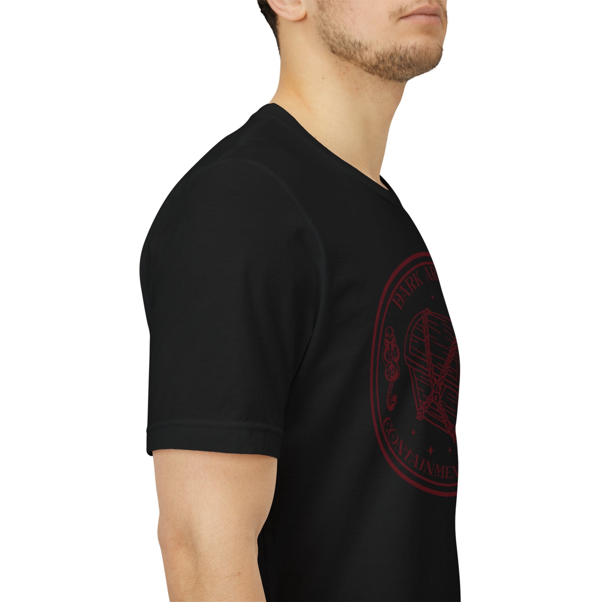 Dark Artifact Containment Bureau Tee- Dark Wizard Inspired Shirt