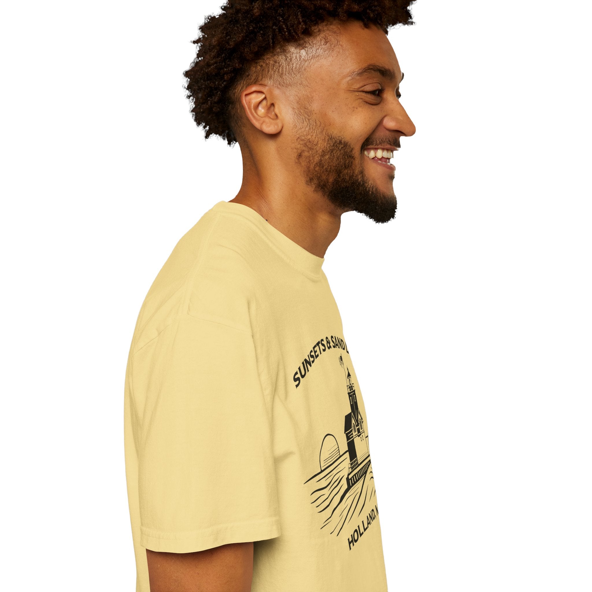 Sunsets & Sand Dunes Shirt | Holland Michigan Big Red Lighthouse Tee
