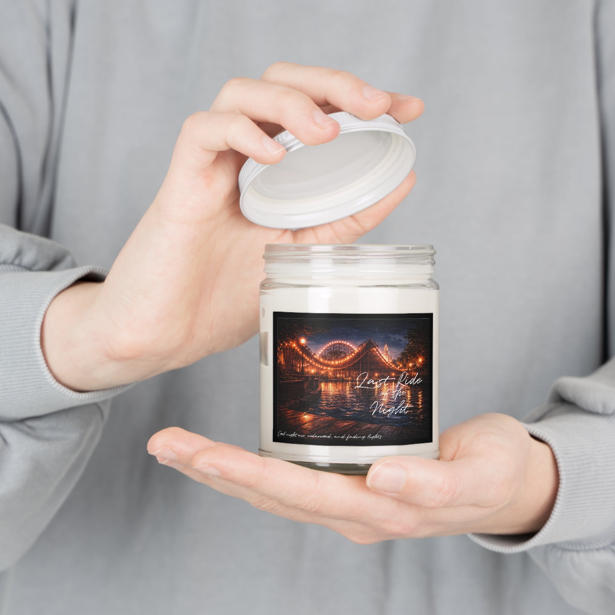 Last Ride of the Night Candle- Theme Park Night Soy Candle