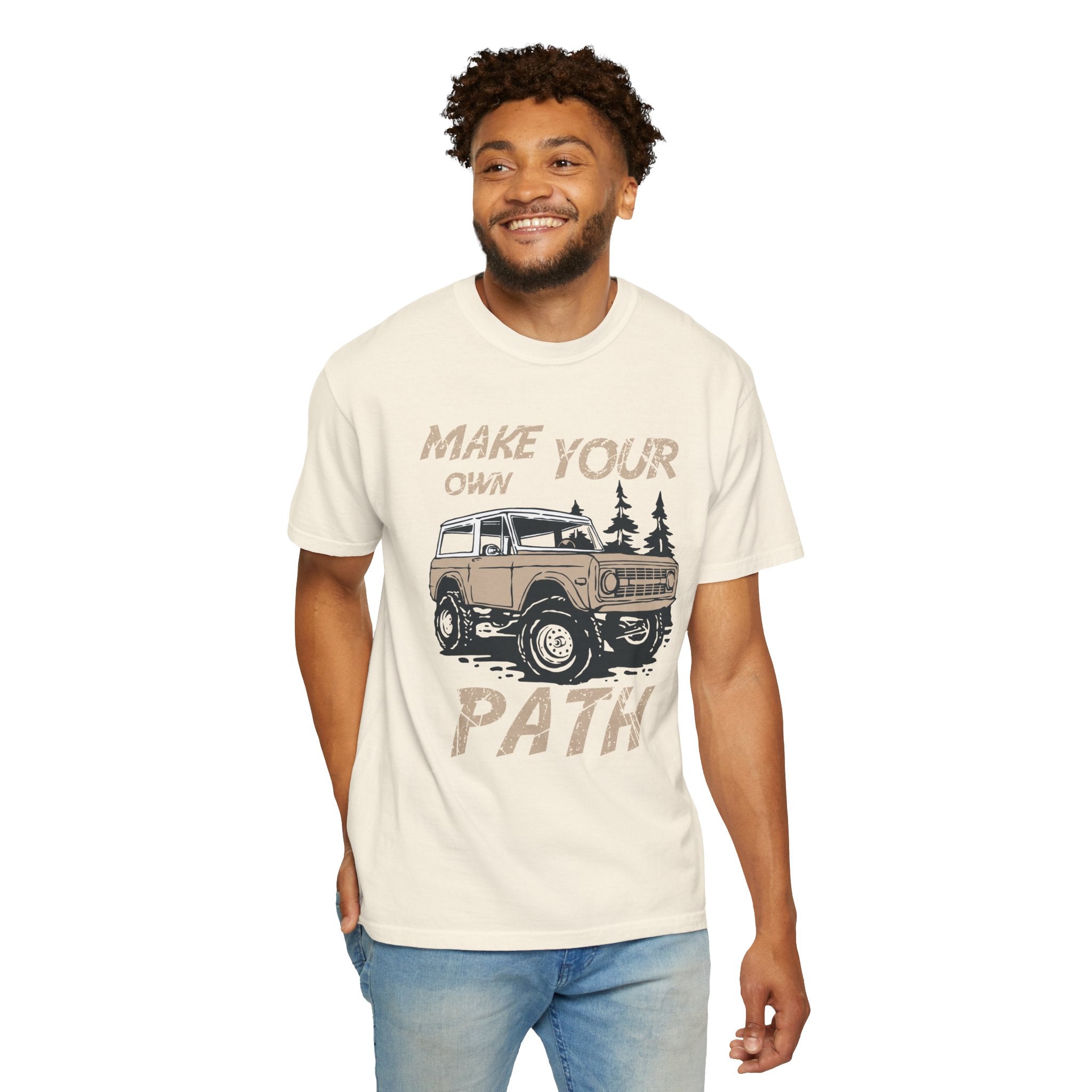 Make Your Own Path Shirt | Vintage Bronco Adventure Tee | Off-Road Explorer Gift