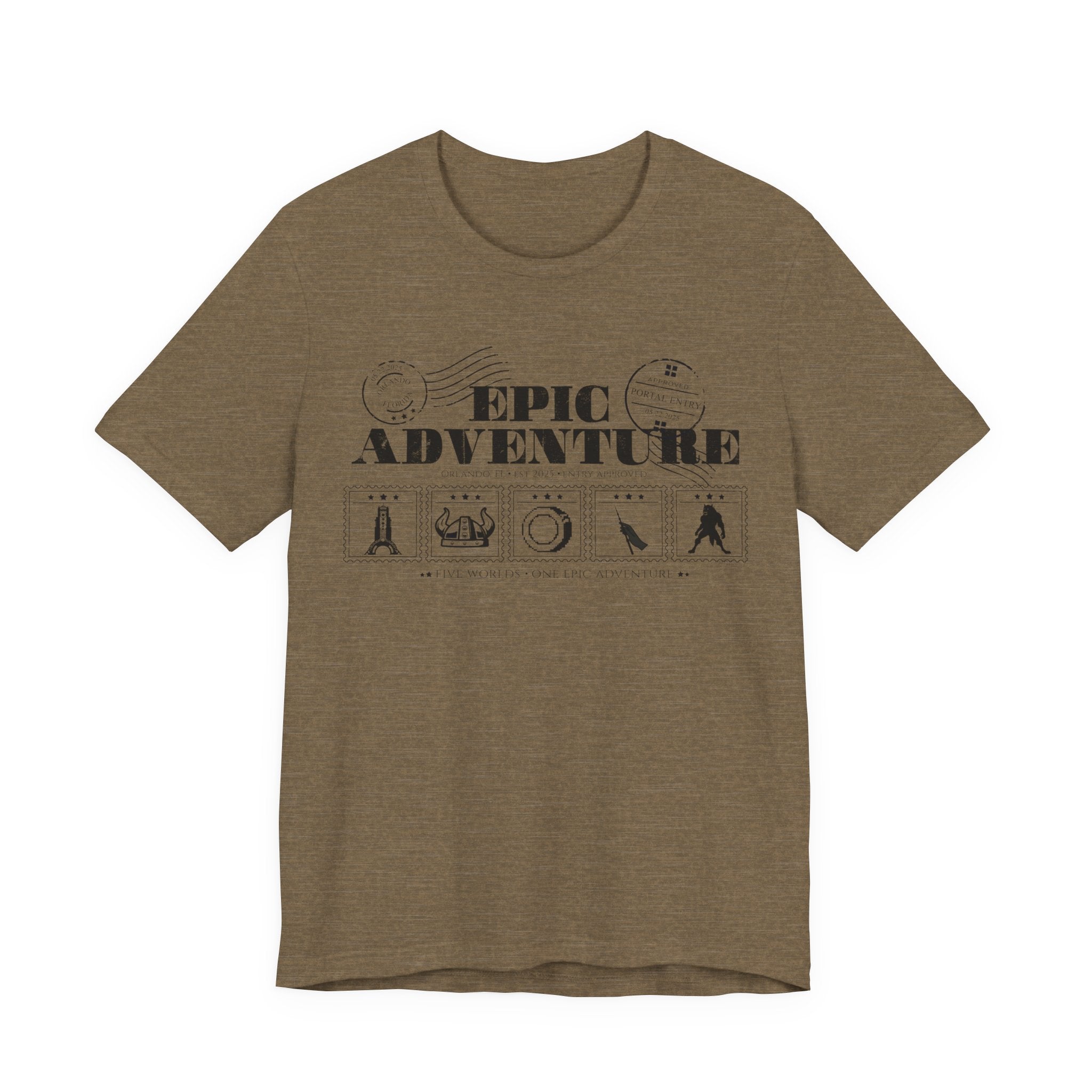 Epic Universe Portal Stamps Shirt- Orlando Park Day Tee