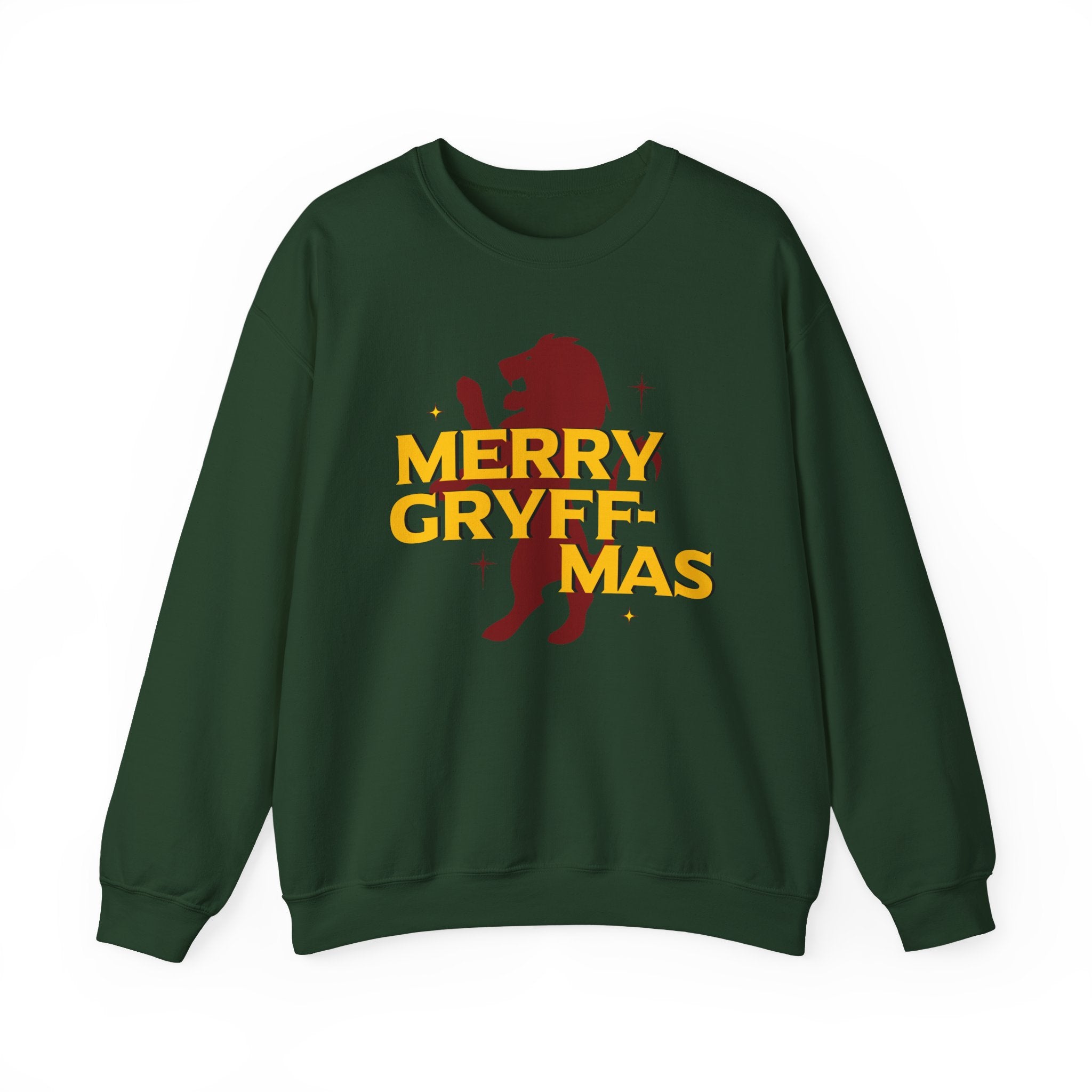 Merry Gryff-mas Crewneck Sweatshirt- Wizard Christmas Sweatshirt