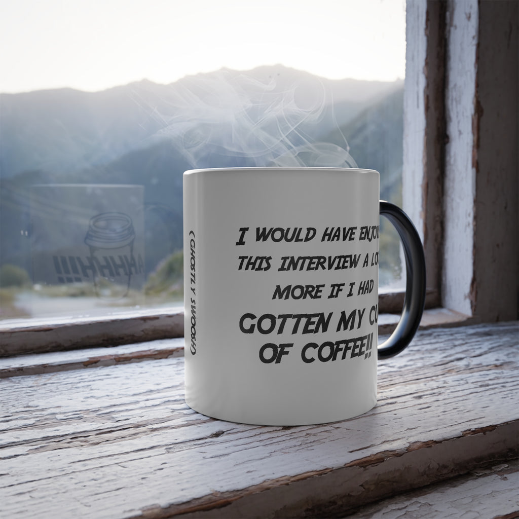 Revenge of the Mummy Mug – Brendan Fraser Coffee Quote Color-Changing Cup