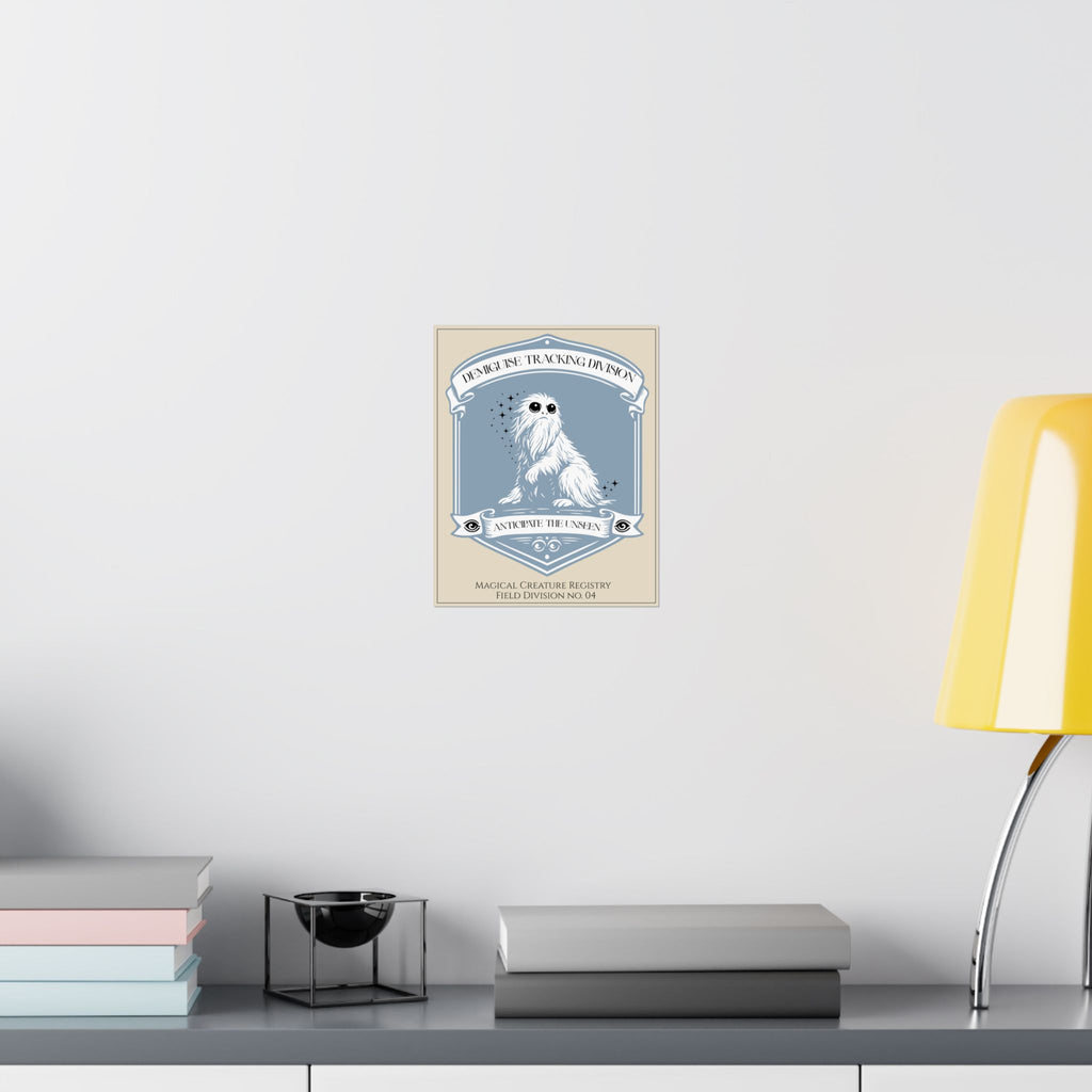 Demiguise Tracking Division Registry Print- 8x10 Fantasy Creature Wall Art