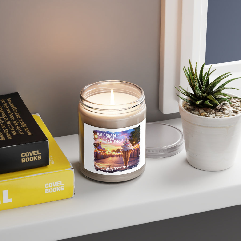Ice Cream on the Walk Back Candle- Theme Park Dessert Scent