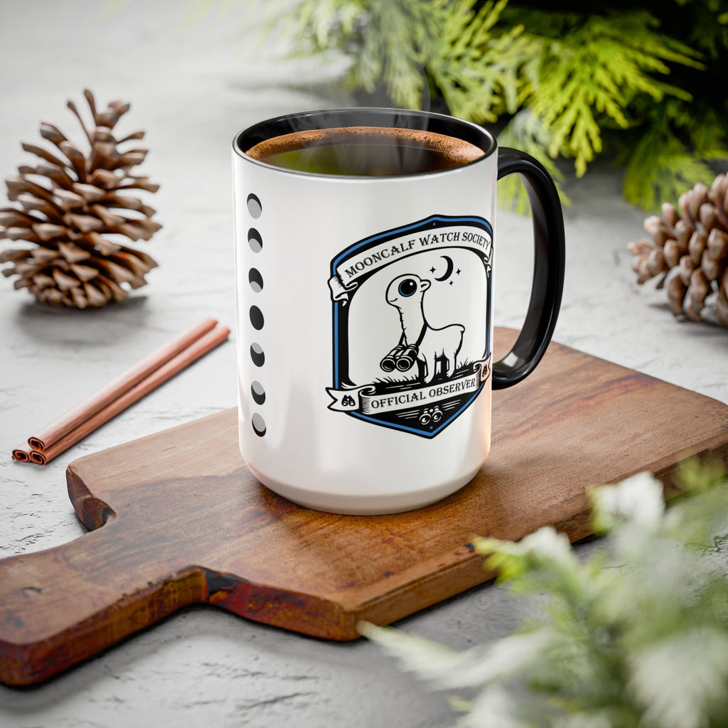 Mooncalf Watch Society Mug- Magical Creature Observer 15oz Coffee Mug